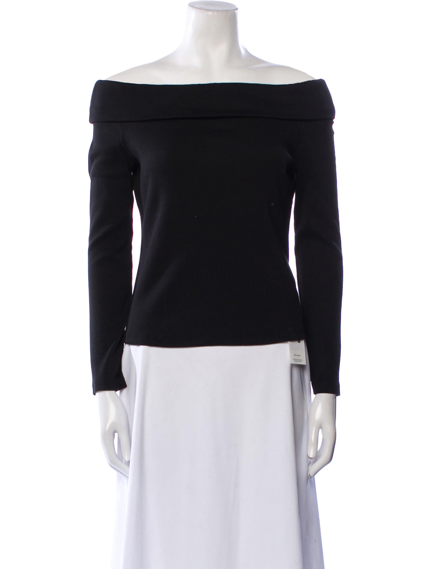 Veronica Beard Off-The-Shoulder Three-Quarter Sleeve Top