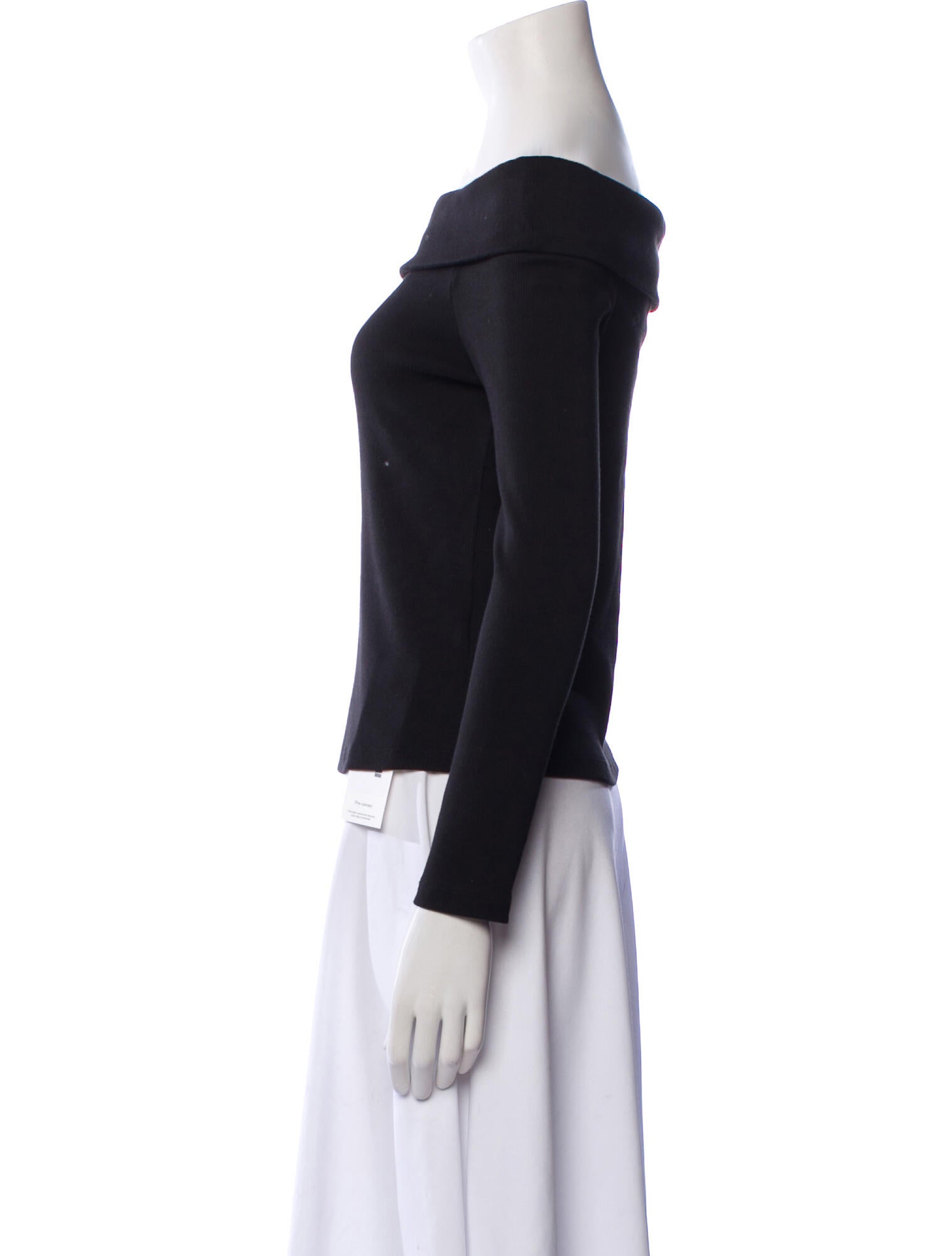 Veronica Beard Off-The-Shoulder Three-Quarter Sleeve Top