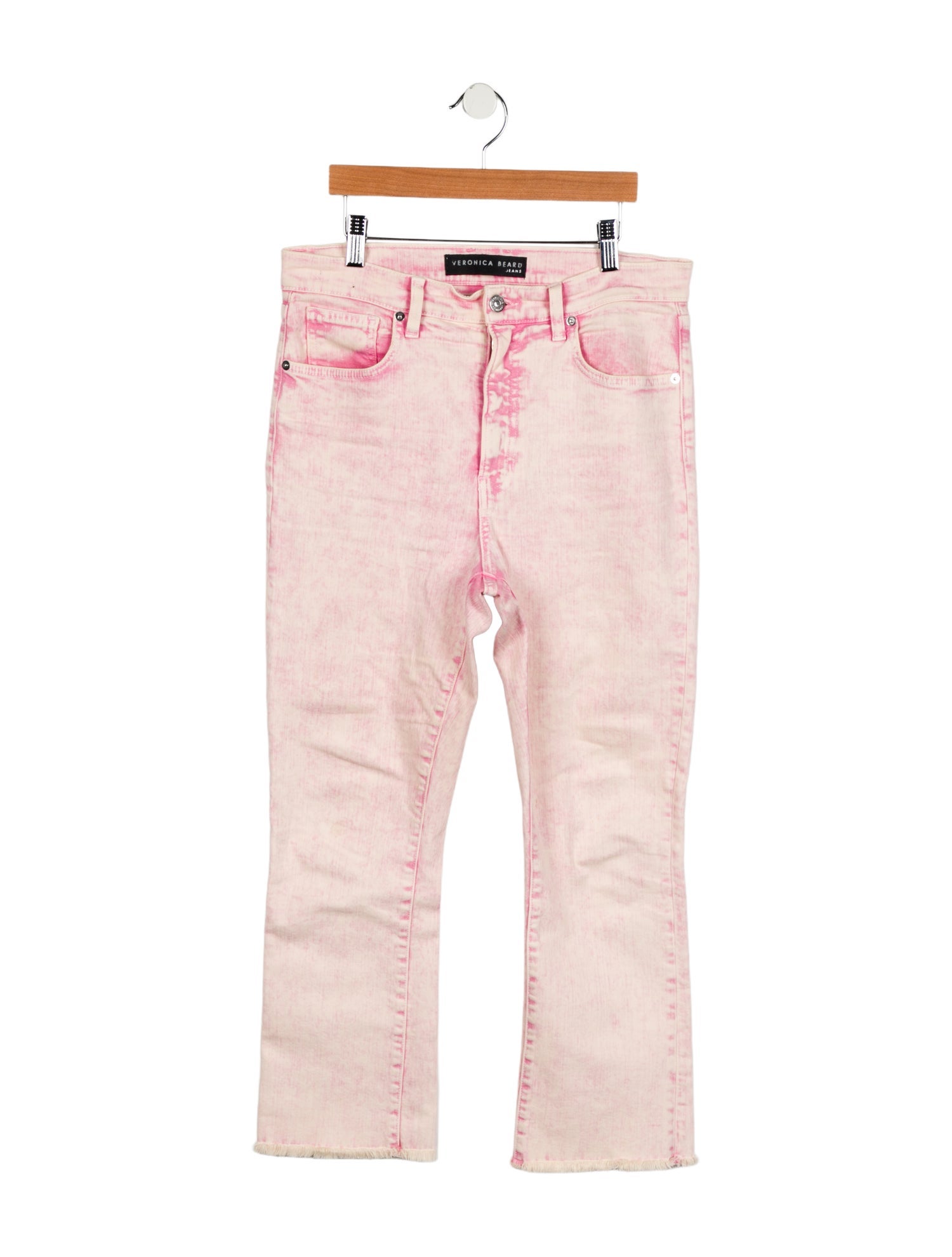 Veronica Beard High-Rise Straight Leg Jeans