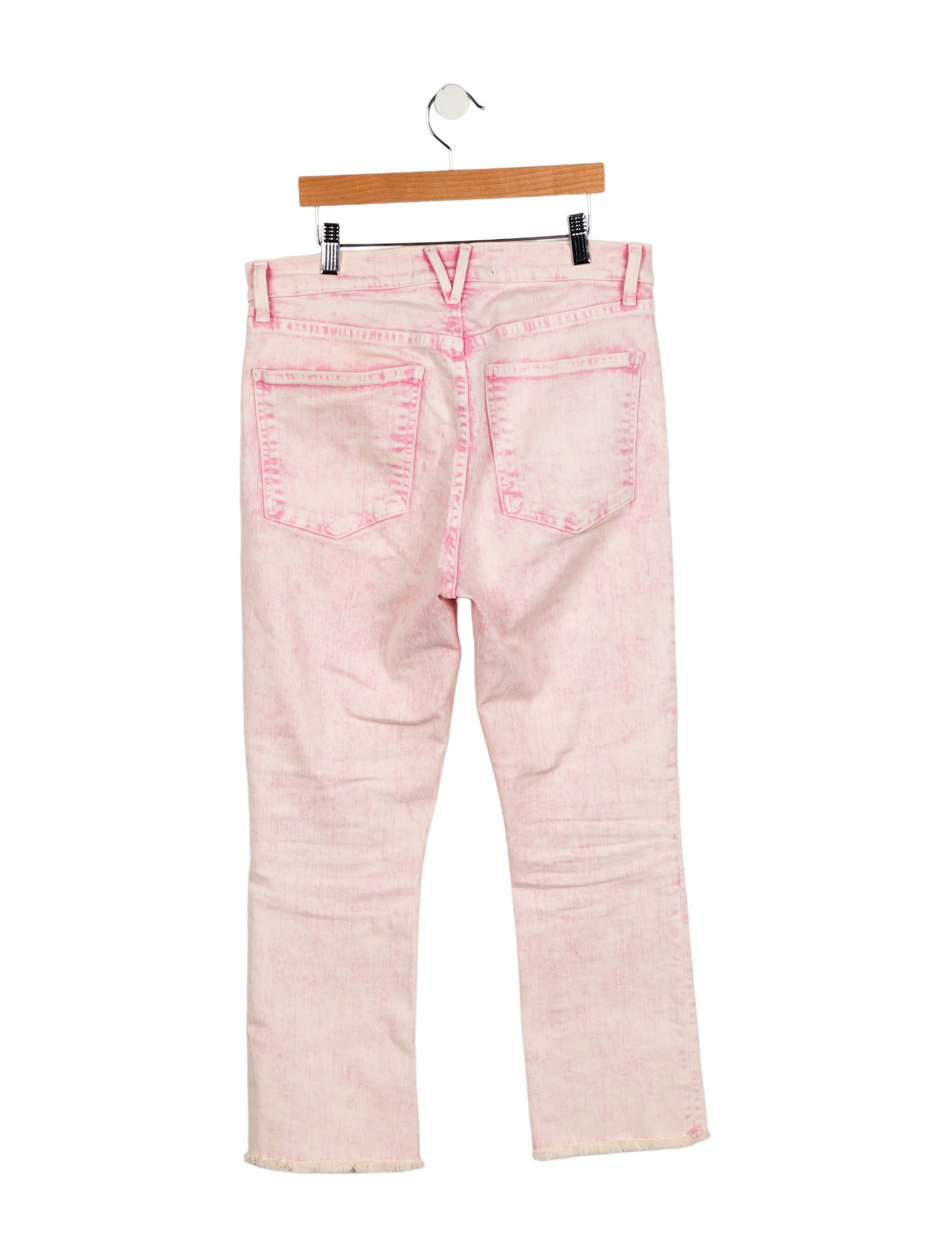 Veronica Beard High-Rise Straight Leg Jeans