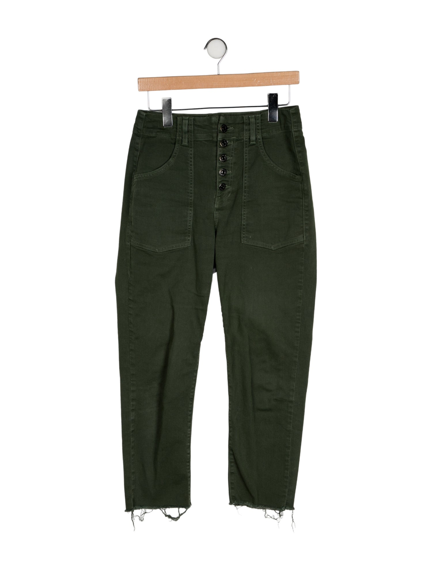 Veronica Beard Mid-Rise Straight Leg Jeans