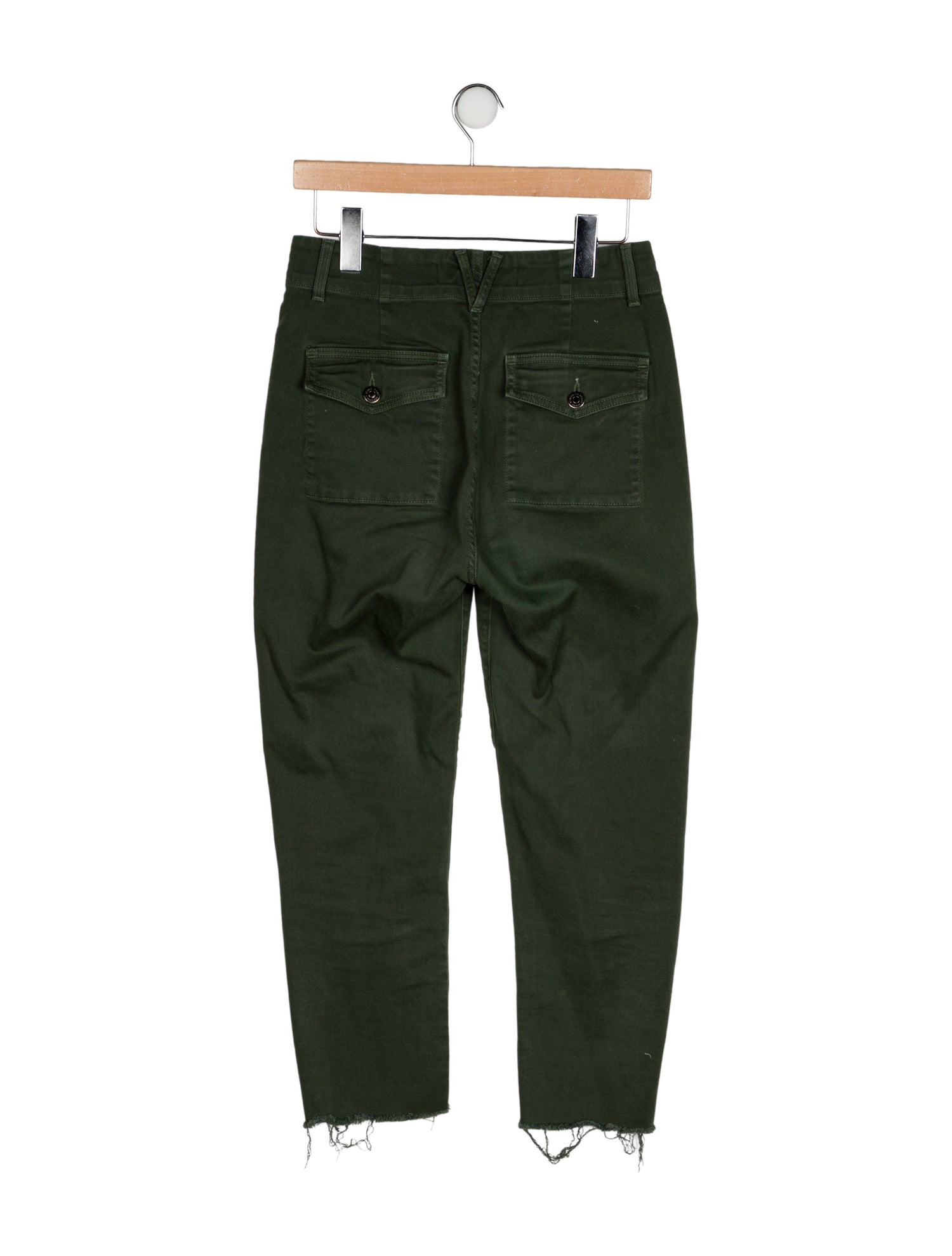 Veronica Beard Mid-Rise Straight Leg Jeans