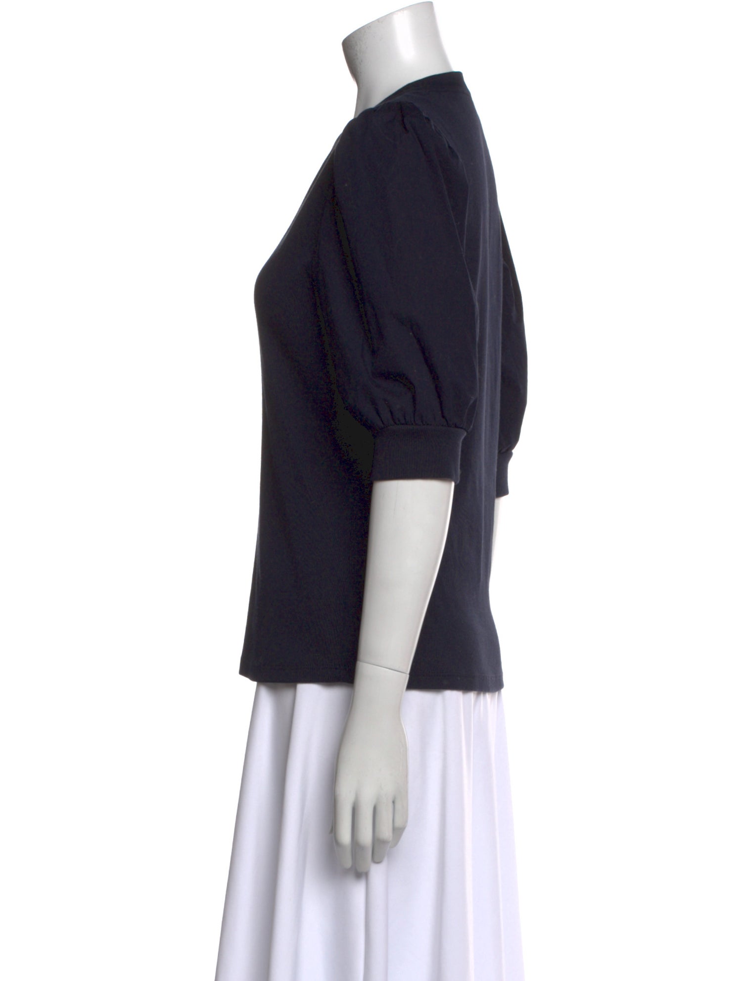 Veronica Beard V-Neck Three-Quarter Sleeve Tunic