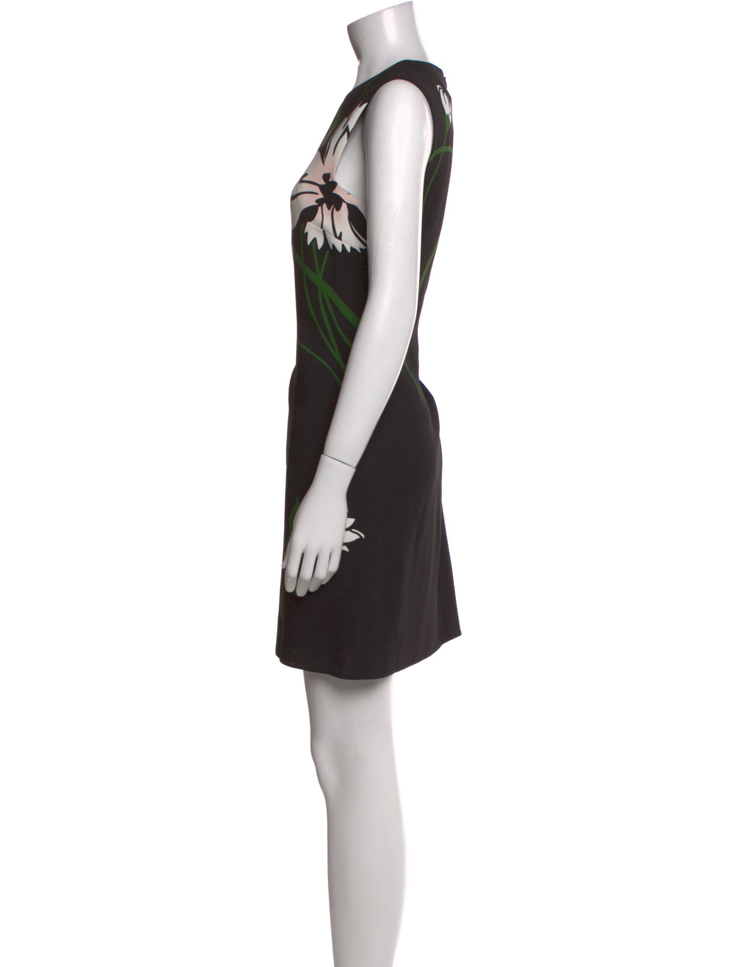 Veronica Beard Floral Print Mini Dress