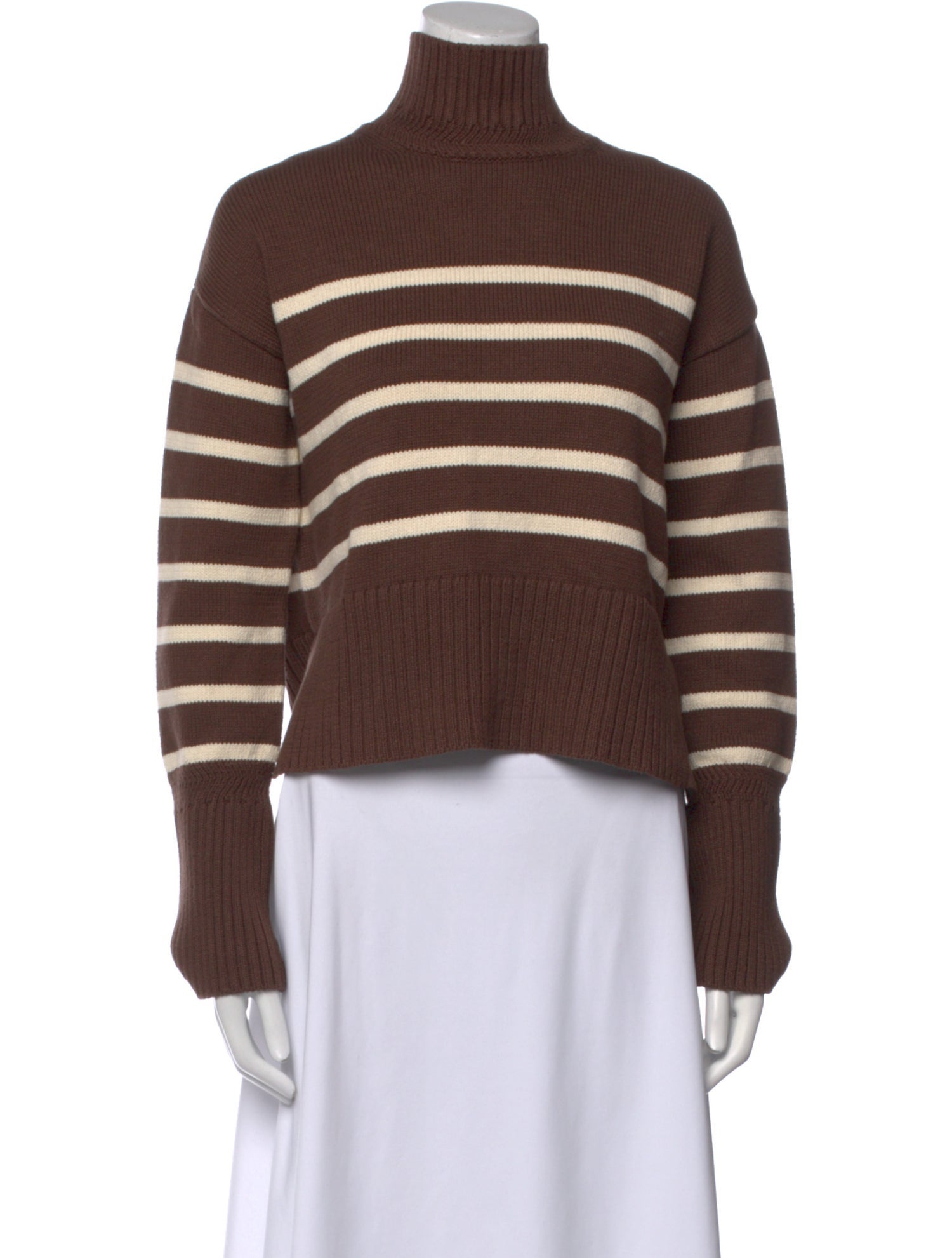 Veronica Beard Striped Turtleneck Sweater w/ Tags