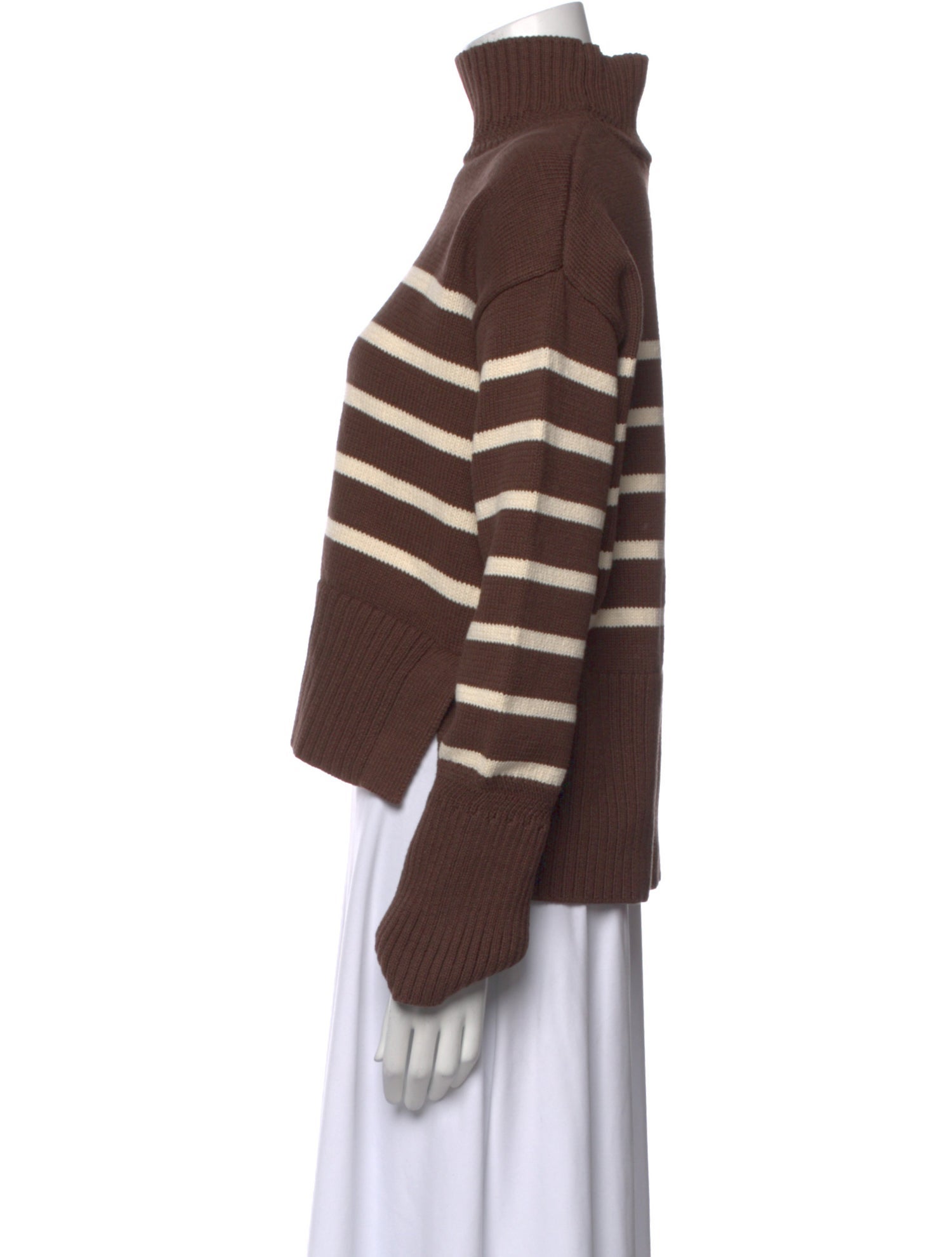 Veronica Beard Striped Turtleneck Sweater w/ Tags