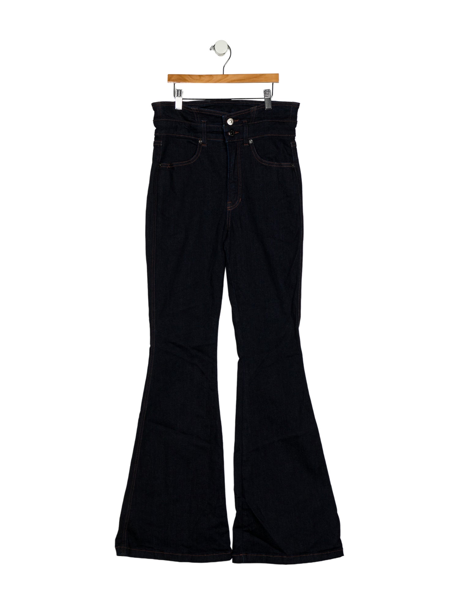Veronica Beard High-Rise Wide Leg Jeans