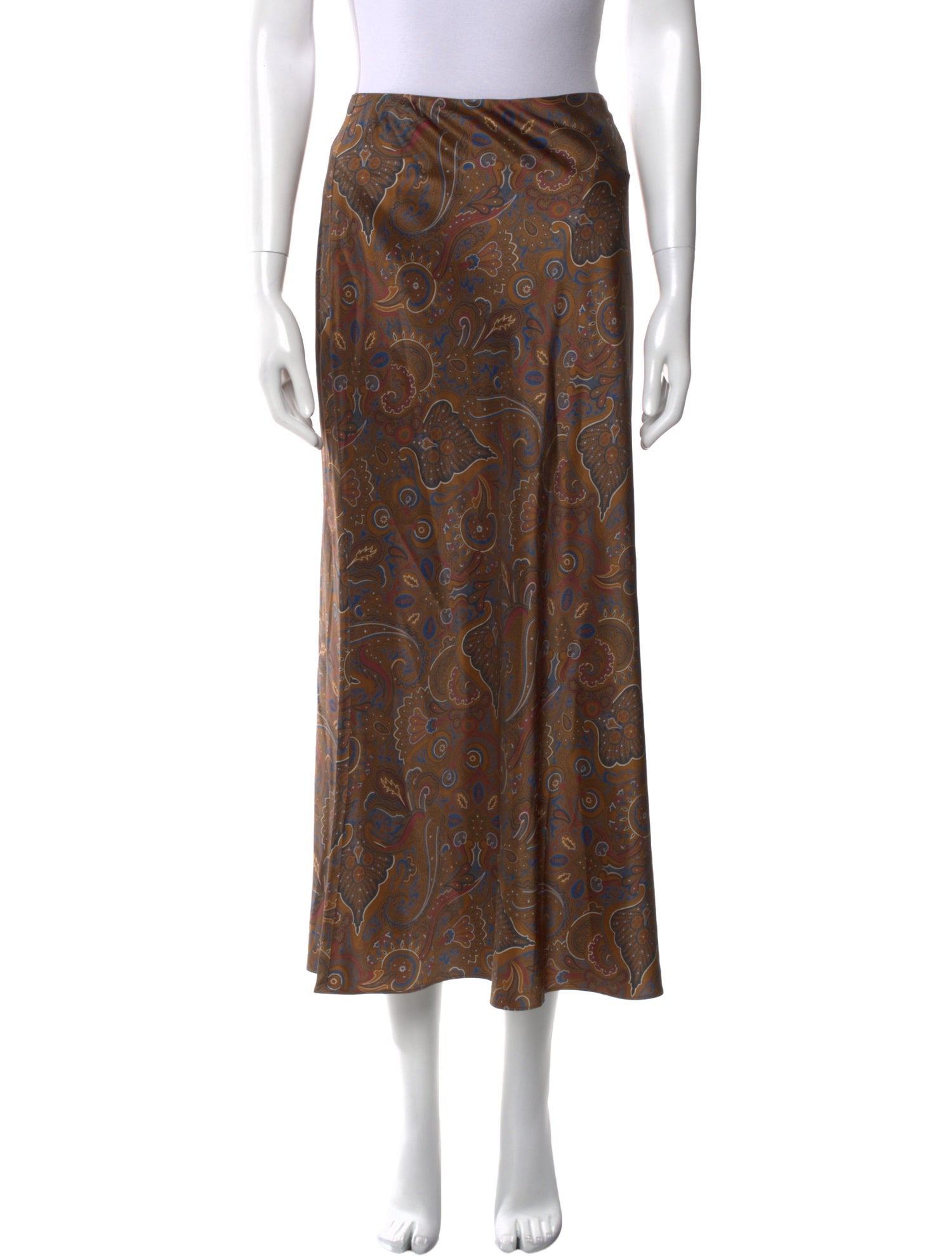 Veronica Beard Paisley Print Midi Length Skirt w/ Tags