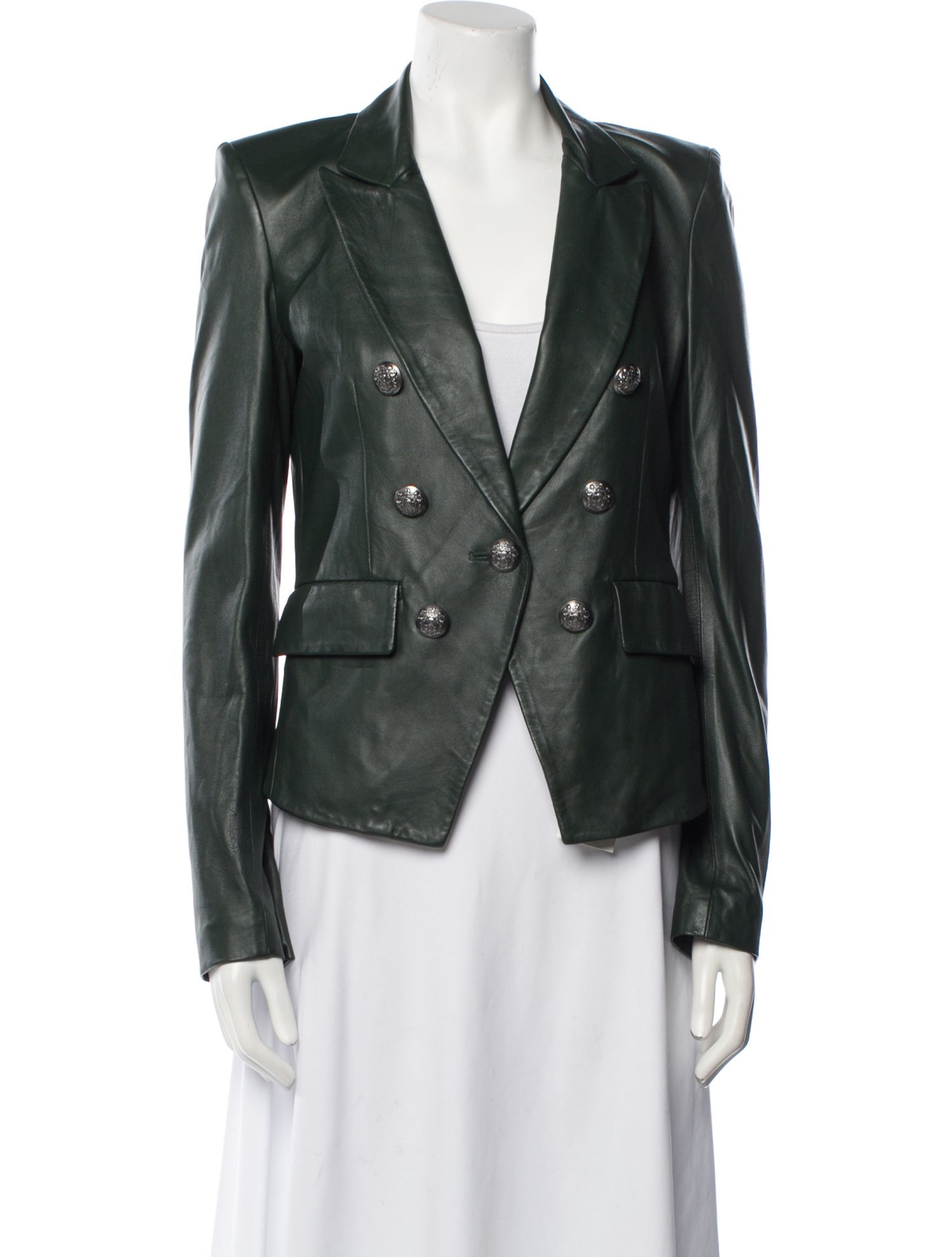 Veronica Beard Leather Blazer