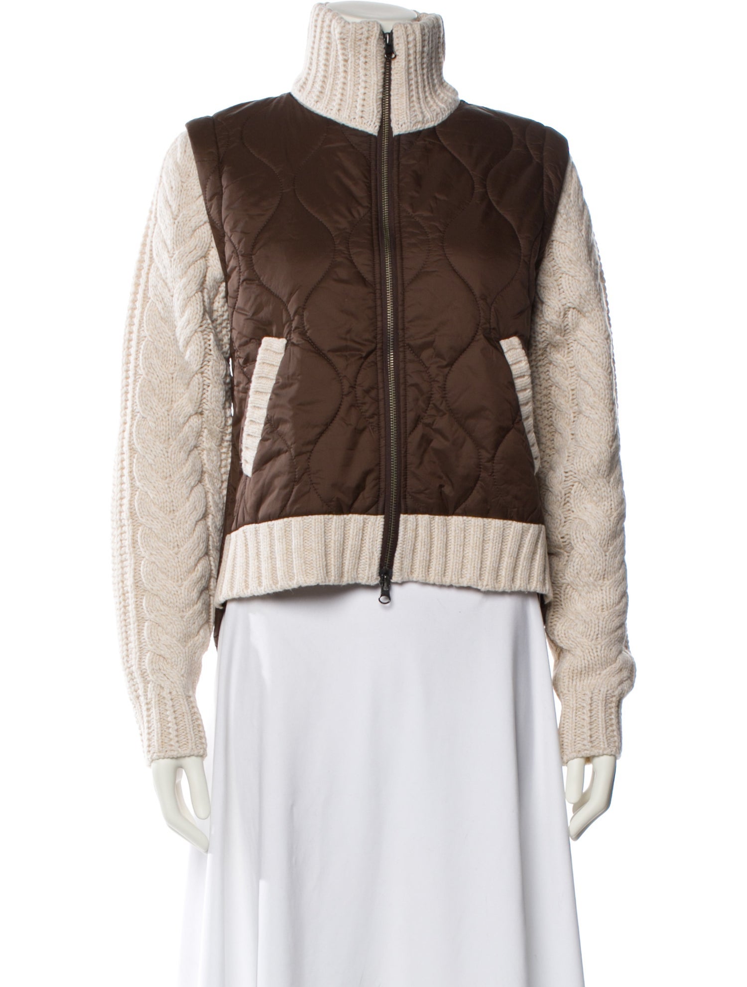 Veronica Beard Nylon Colorblock Pattern Jacket w/ Tags