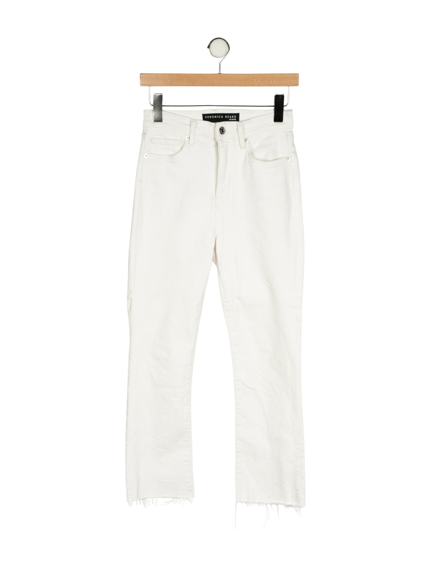 Veronica Beard Mid-Rise Straight Leg Jeans