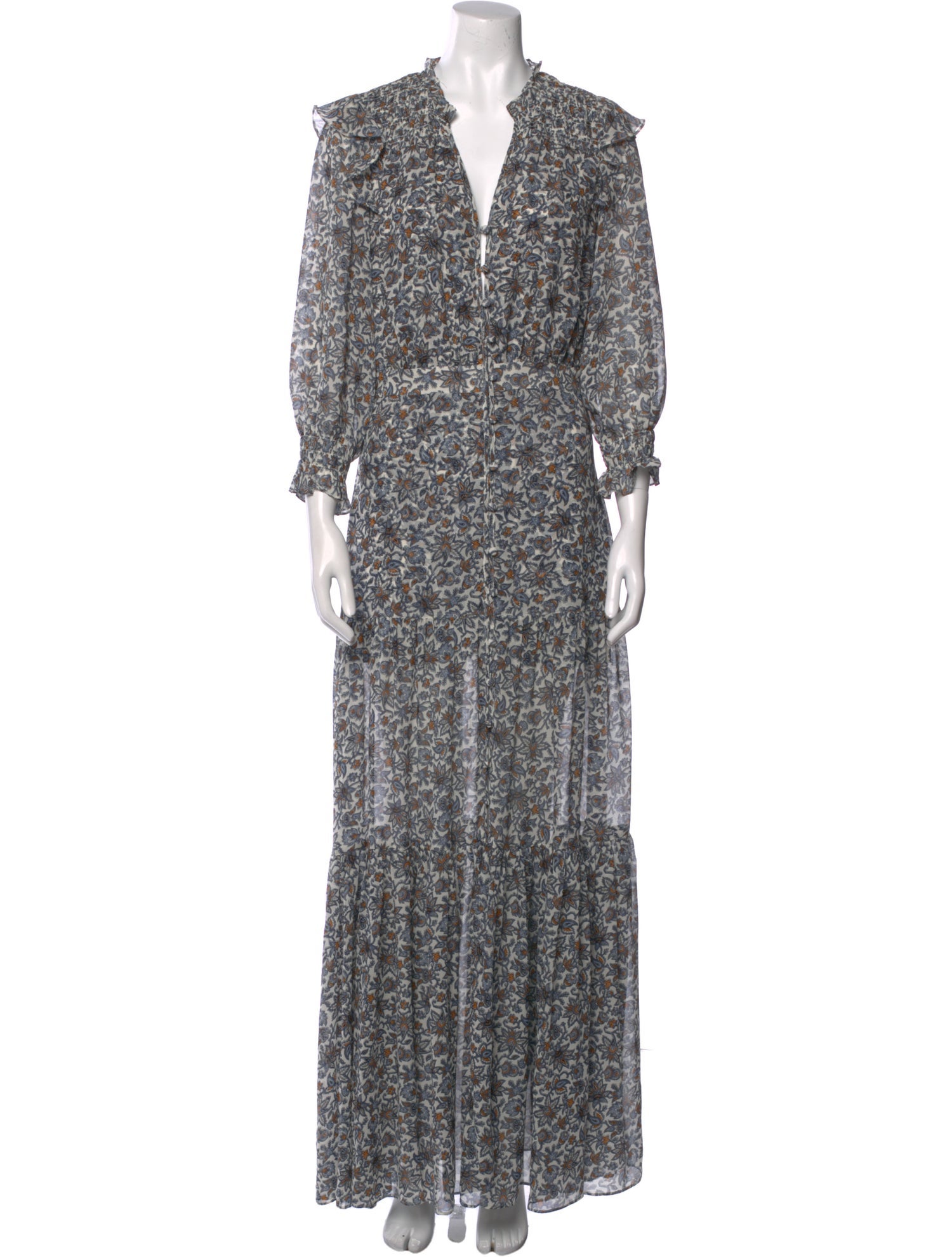 Veronica Beard Silk Long Dress