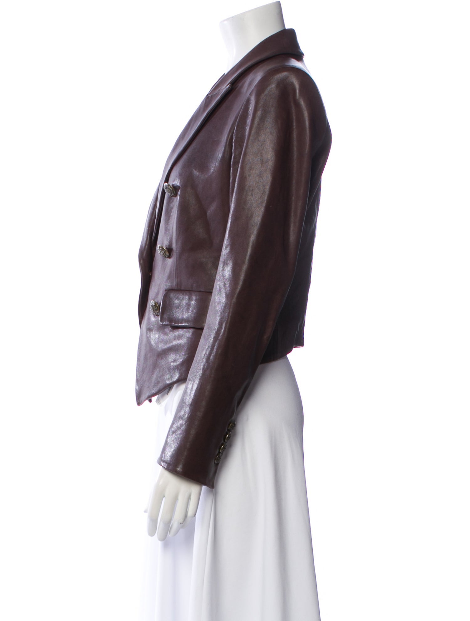 Veronica Beard Leather Blazer