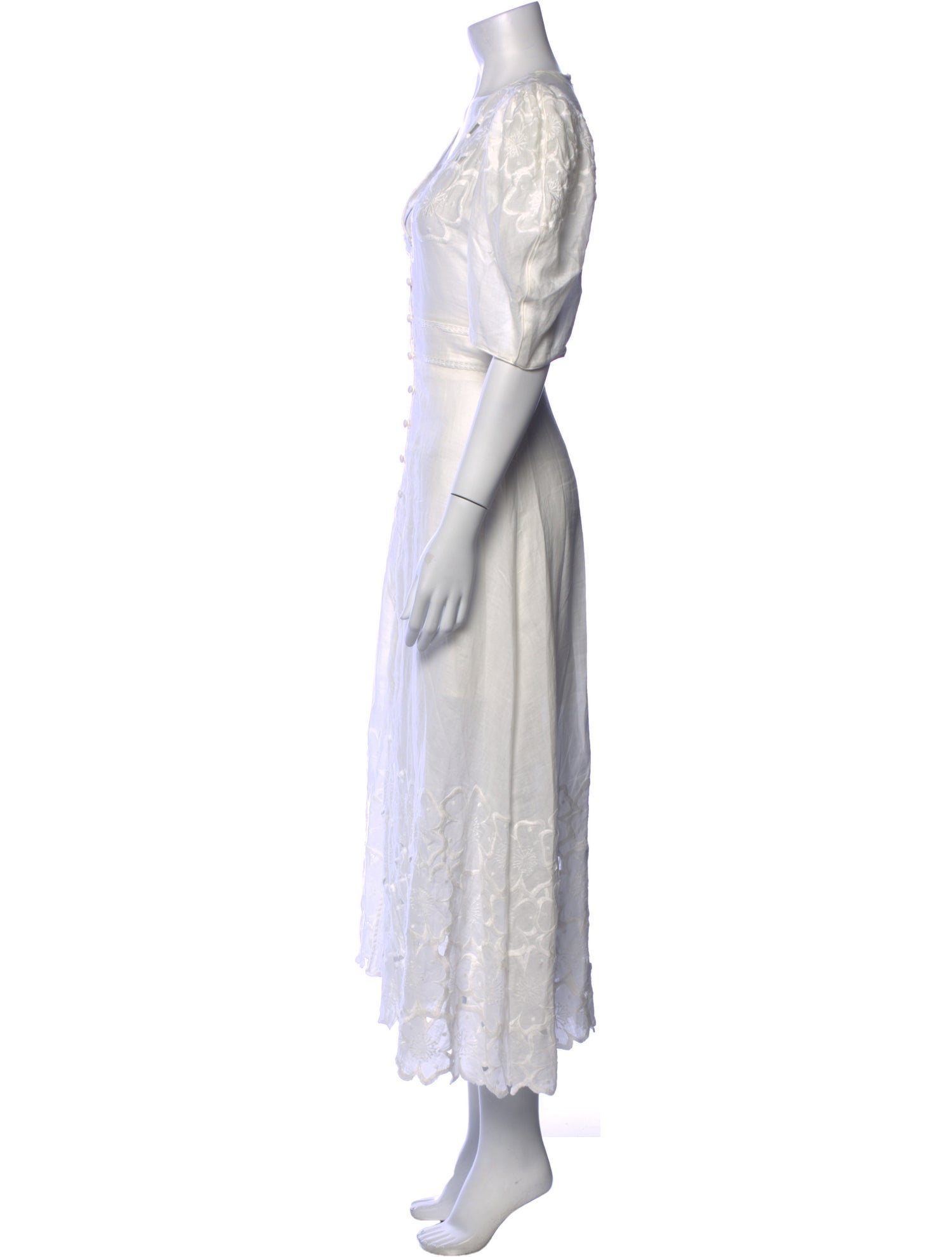 Veronica Beard V-Neck Long Dress