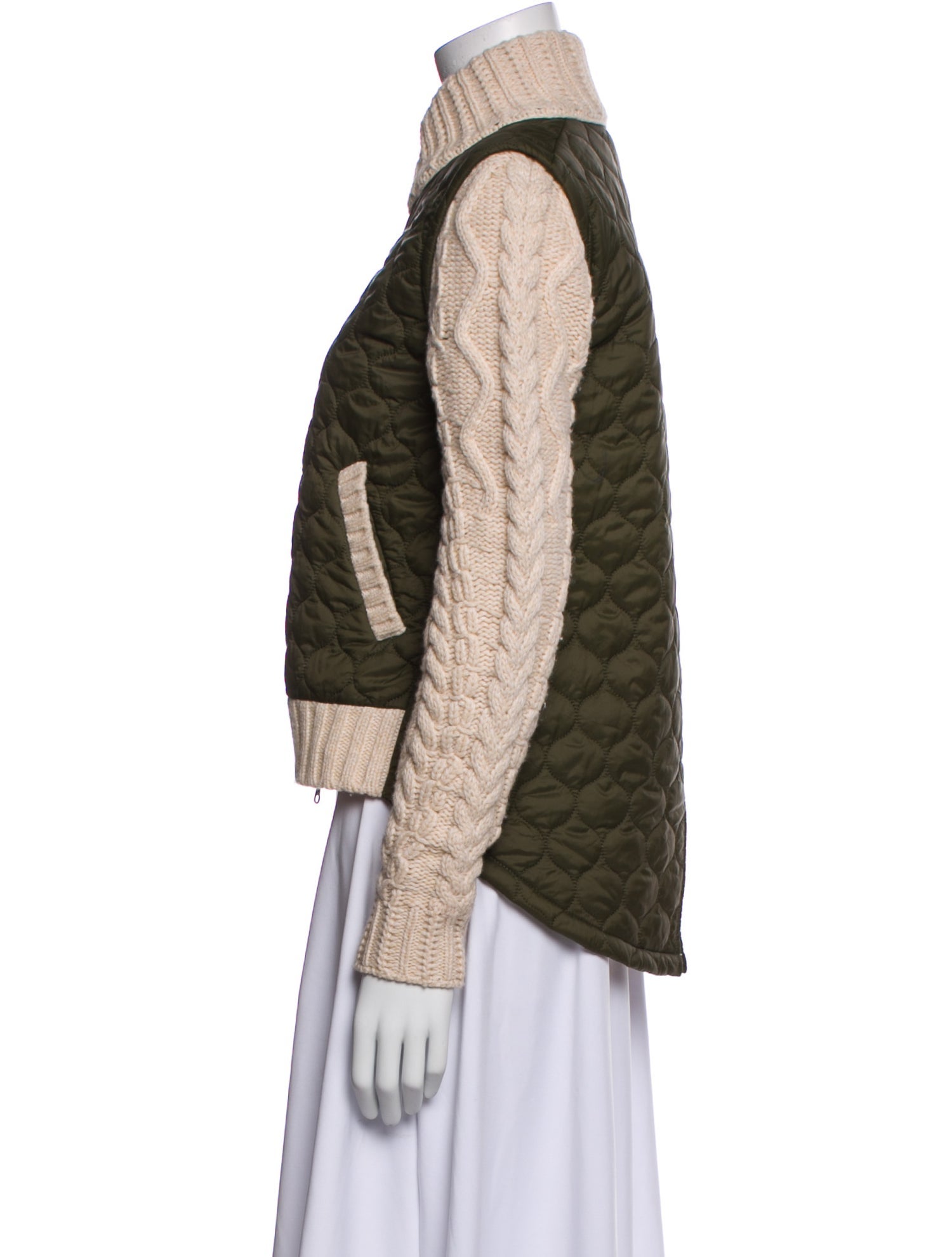 Veronica Beard Wool Printed Bomber Jacket