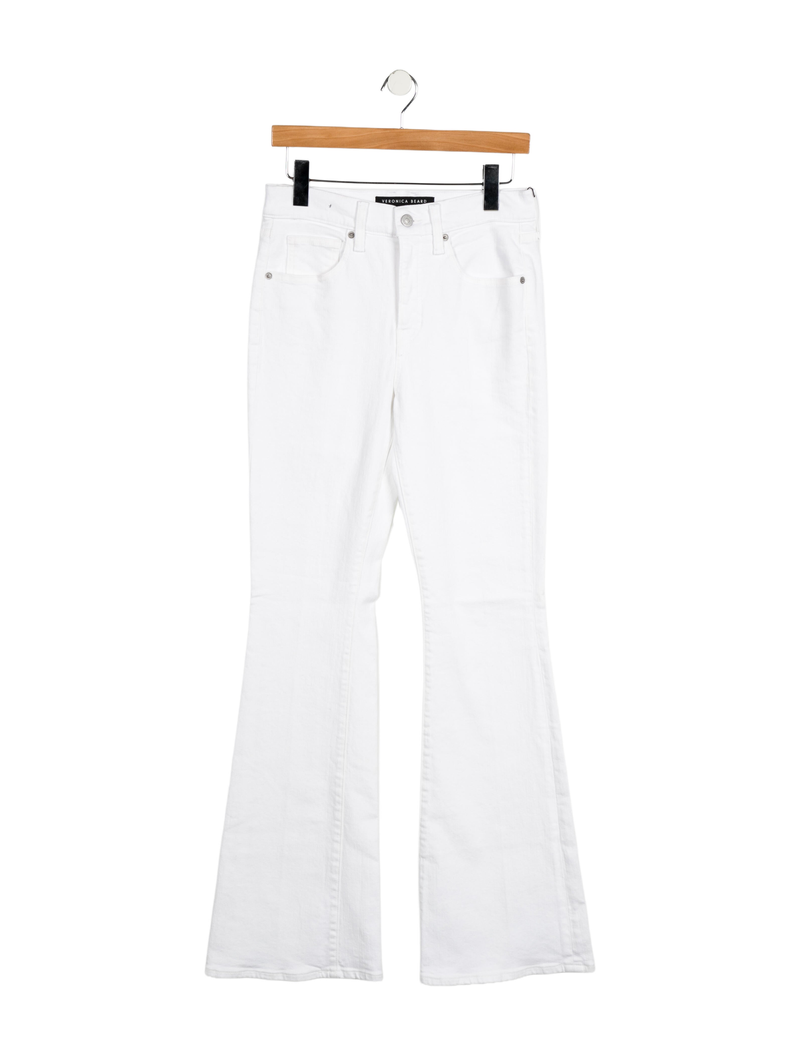 Veronica Beard High-Rise Wide Leg Jeans
