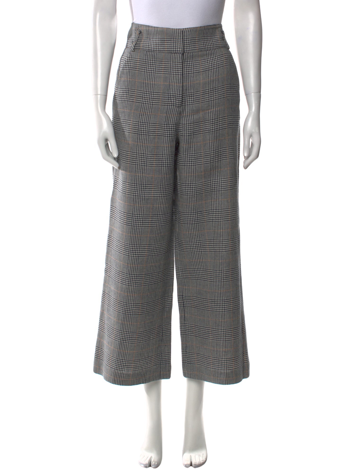 Veronica Beard Linen Wide Leg Pants