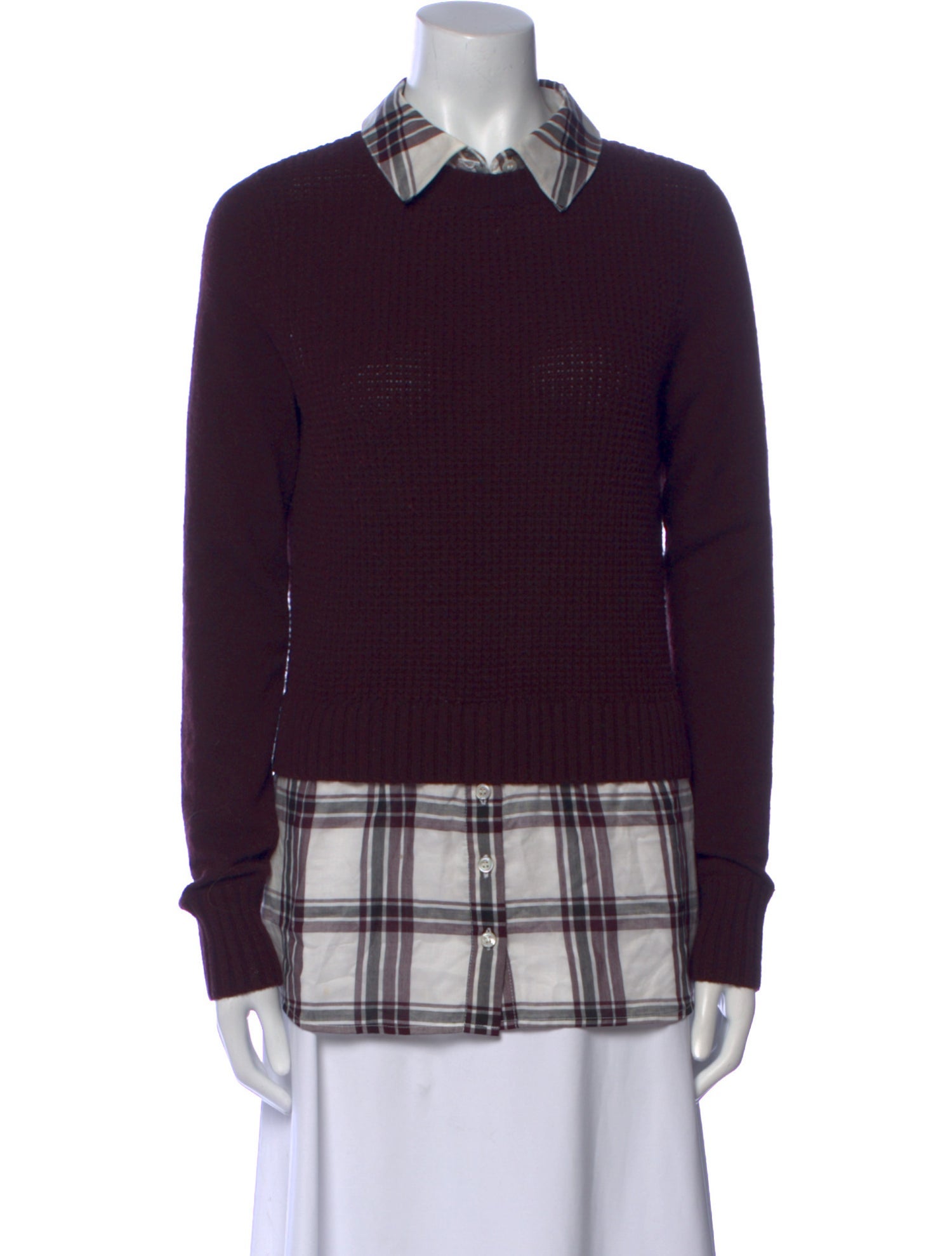 Veronica Beard Long Sleeve Button-Up Top