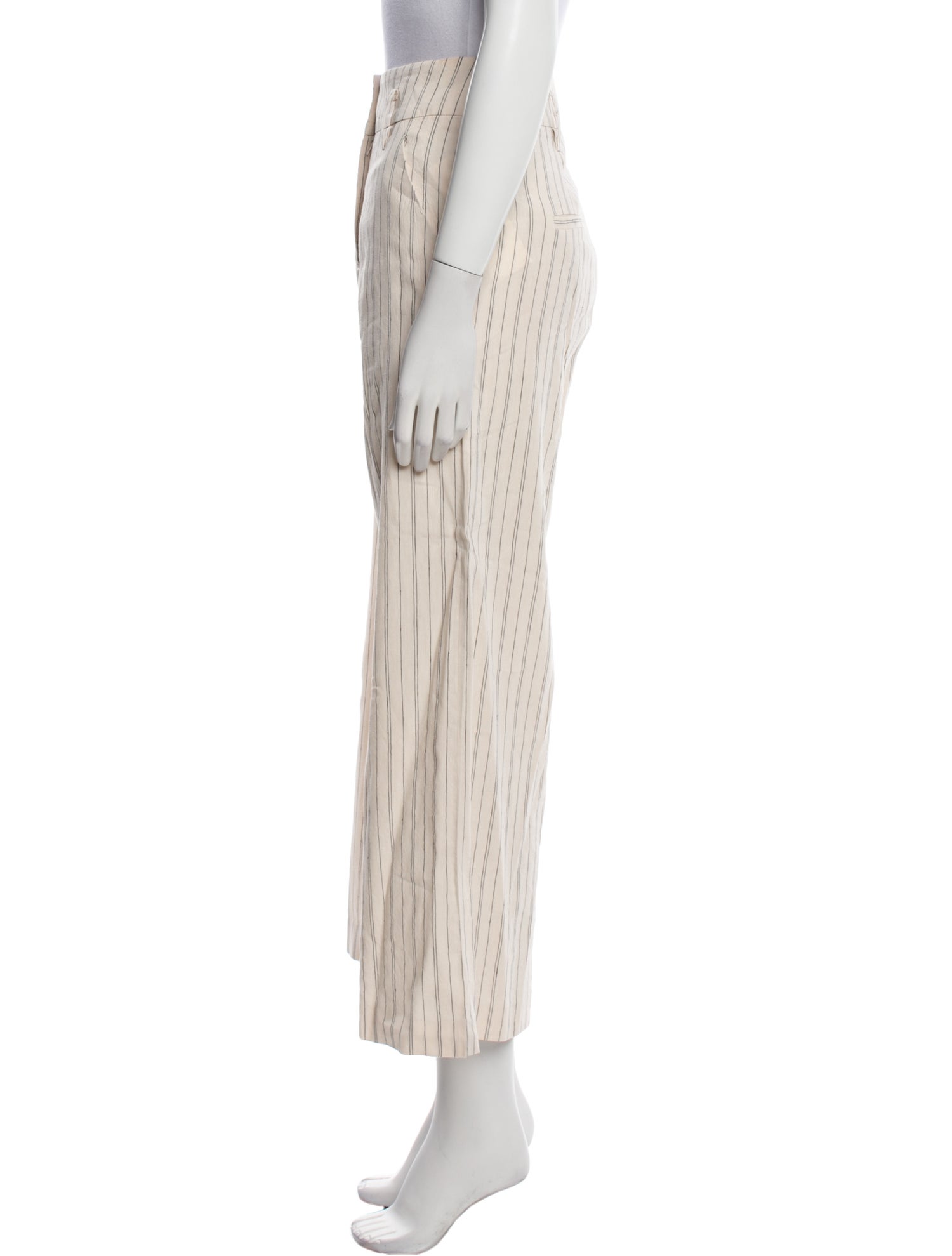Veronica Beard Linen Wide Leg Pants