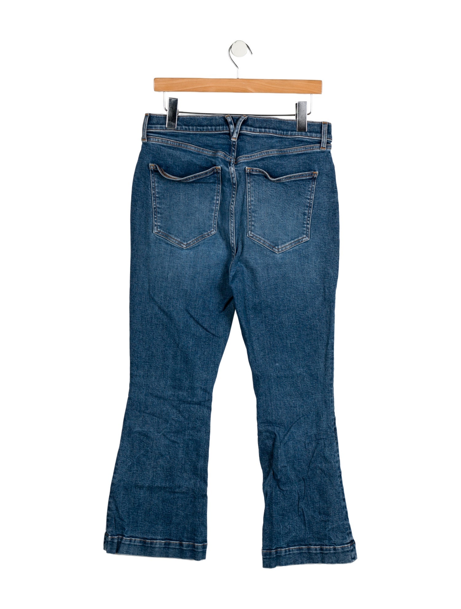 Veronica Beard High-Rise Wide Leg Jeans