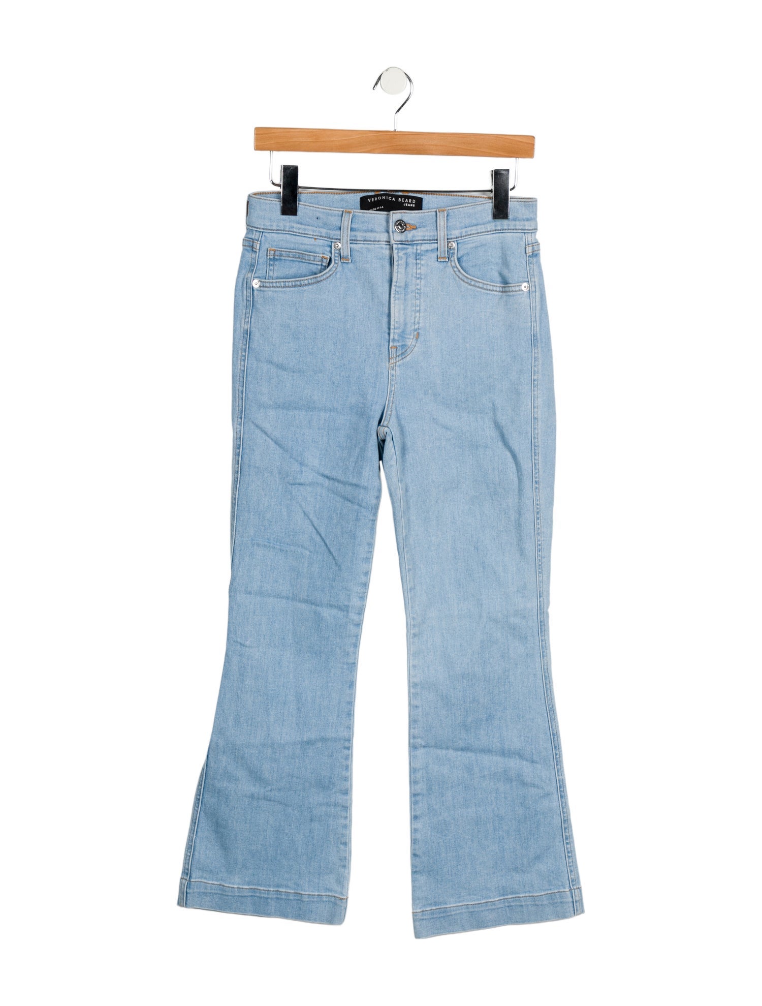 Veronica Beard Mid-Rise Flared Jeans