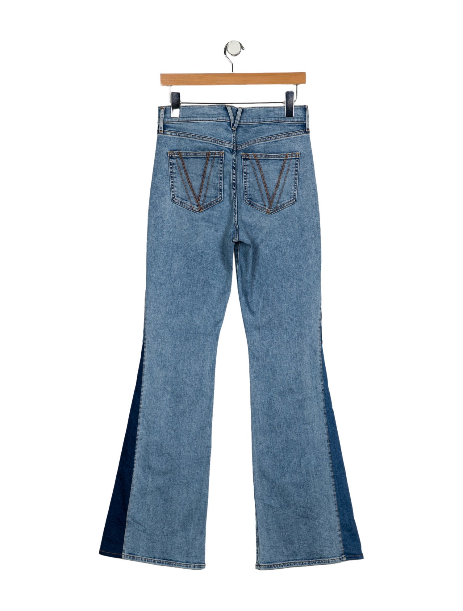 Veronica Beard Mid-Rise Wide Leg Jeans