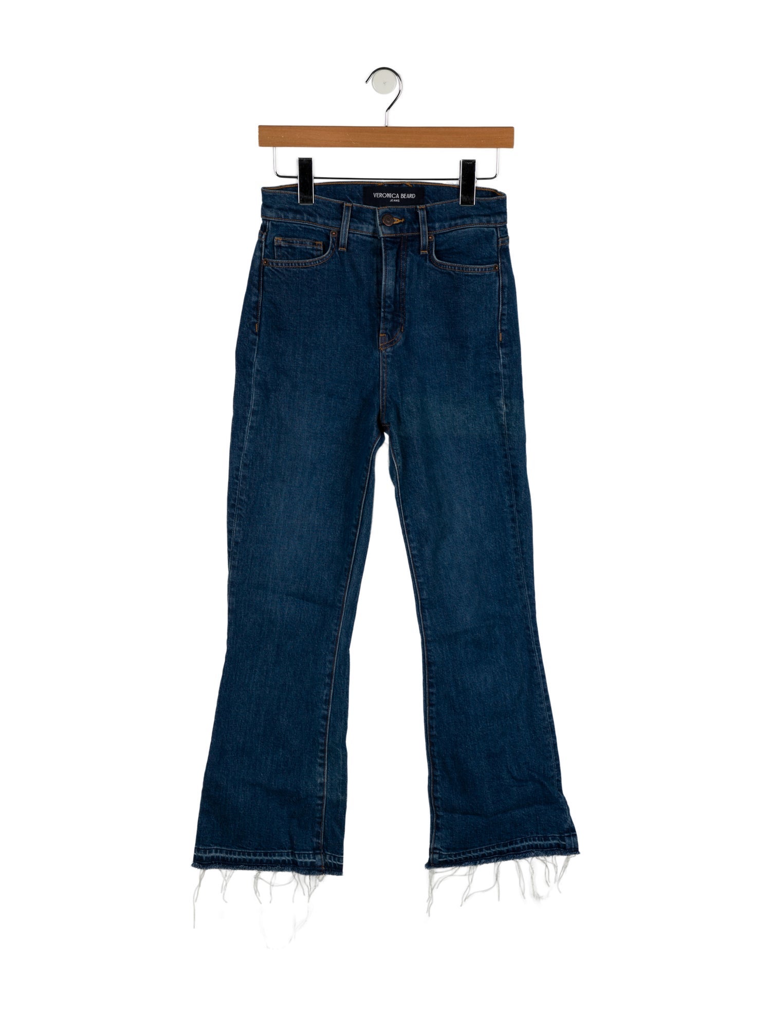 Veronica Beard High-Rise Wide Leg Jeans