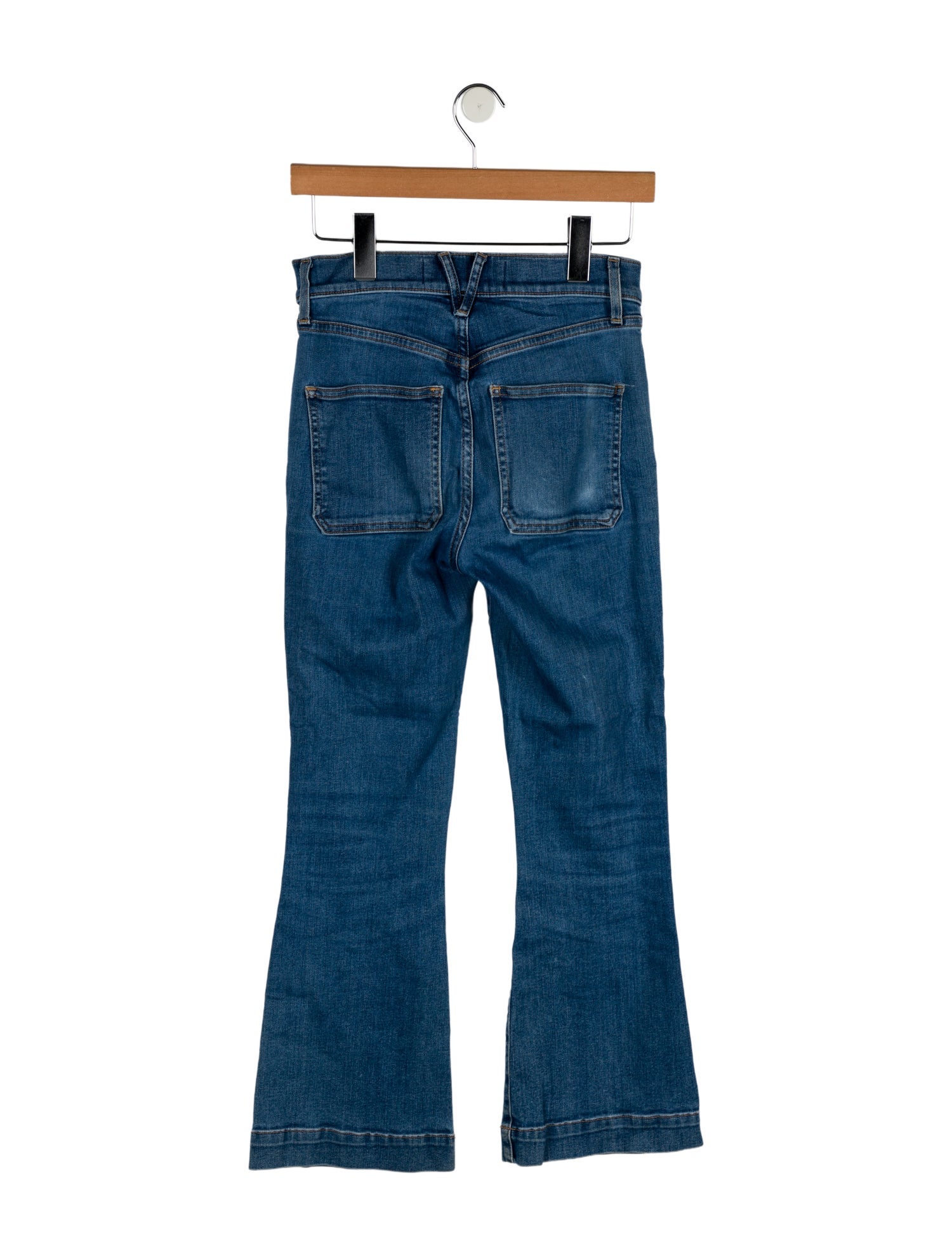 Veronica Beard High-Rise Straight Leg Jeans