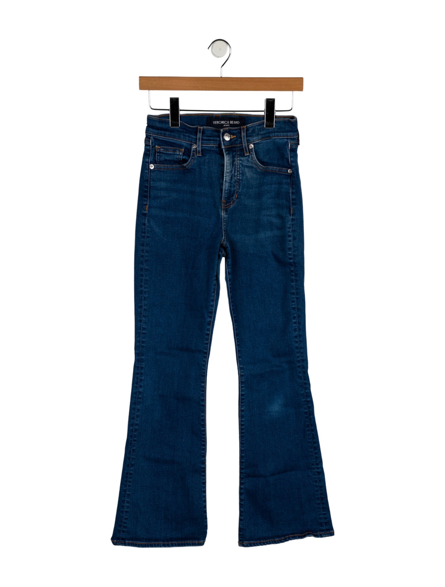 Veronica Beard High-Rise Wide Leg Jeans