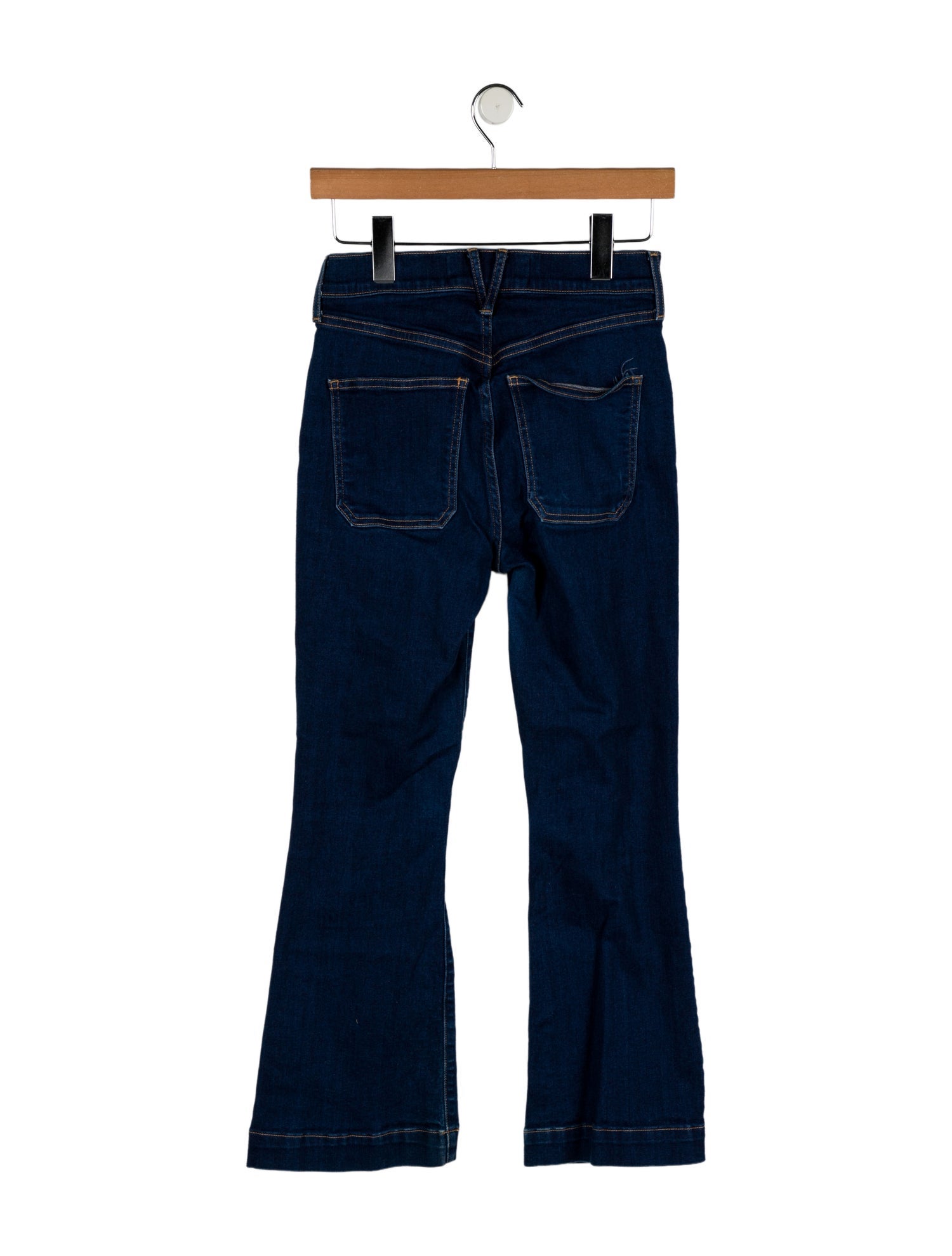 Veronica Beard High-Rise Straight Leg Jeans