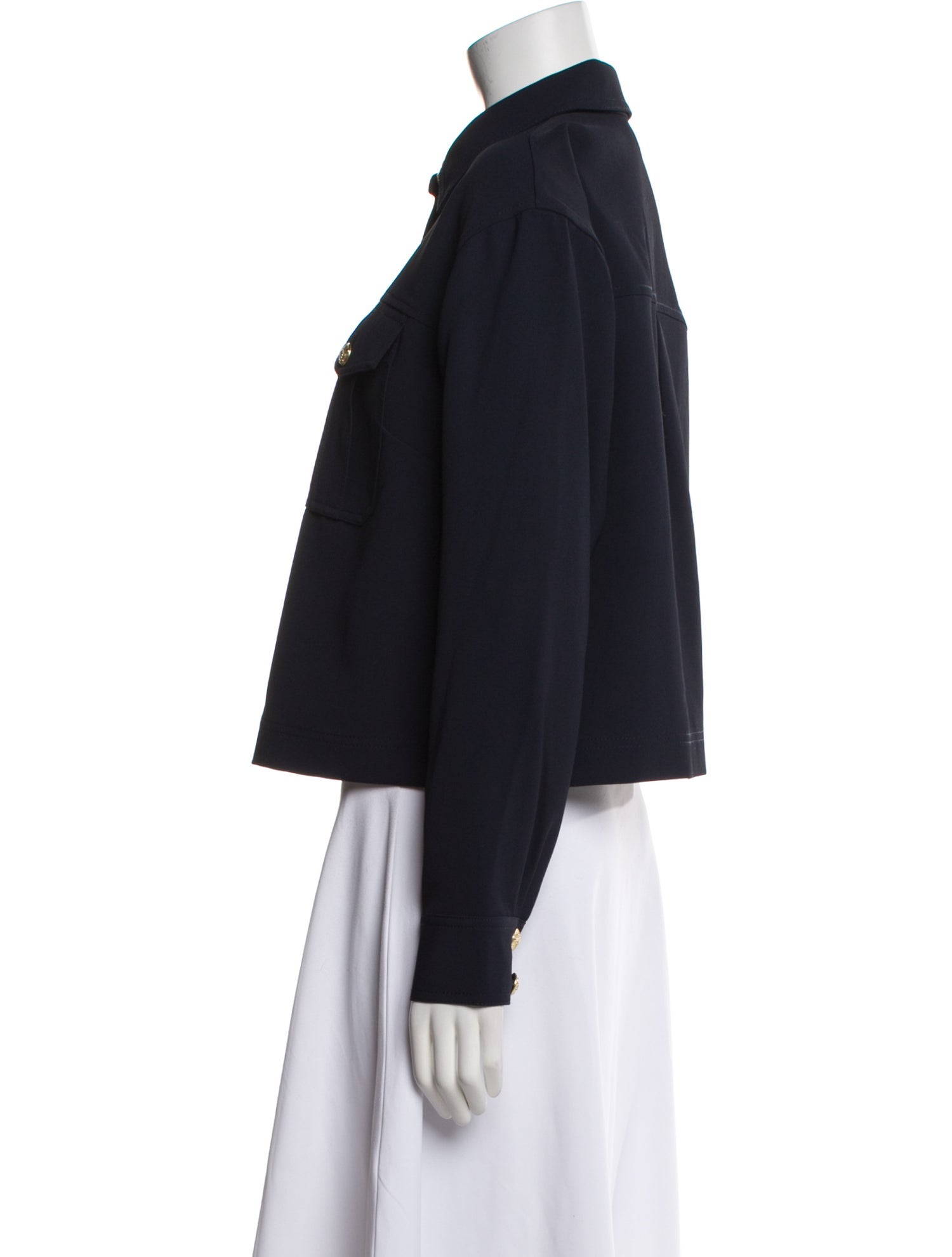 Veronica Beard Long Sleeve Button-Up Top