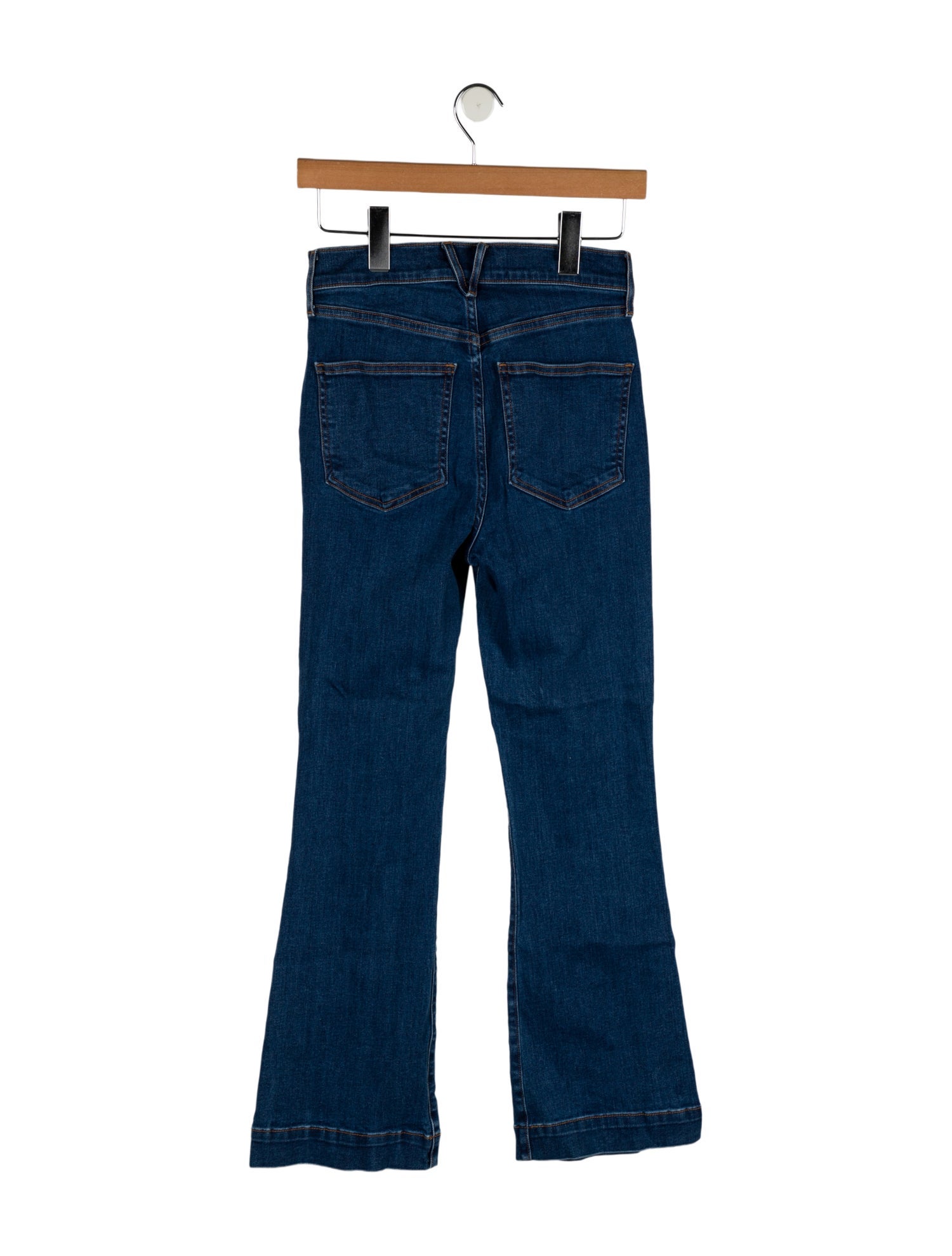 Veronica Beard High-Rise Straight Leg Jeans