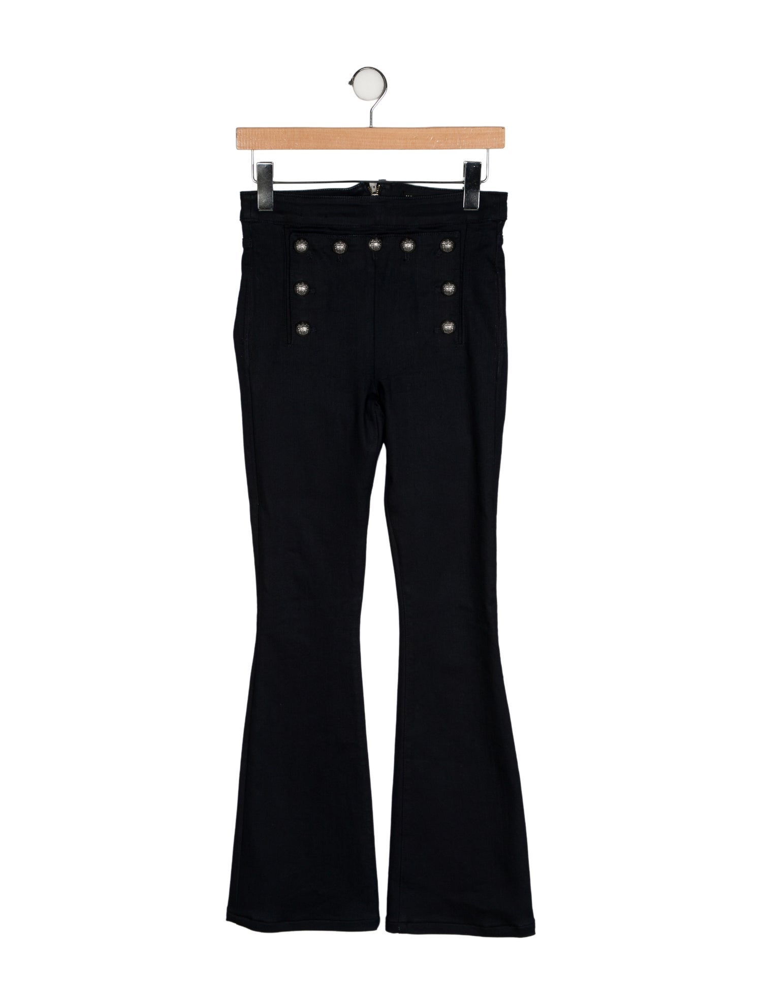 Veronica Beard Mid-Rise Wide Leg Jeans
