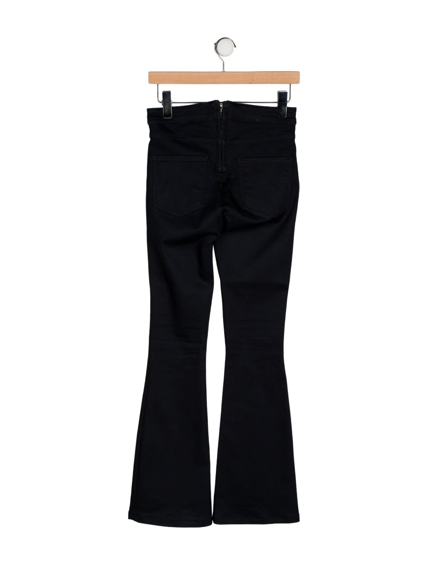 Veronica Beard Mid-Rise Wide Leg Jeans