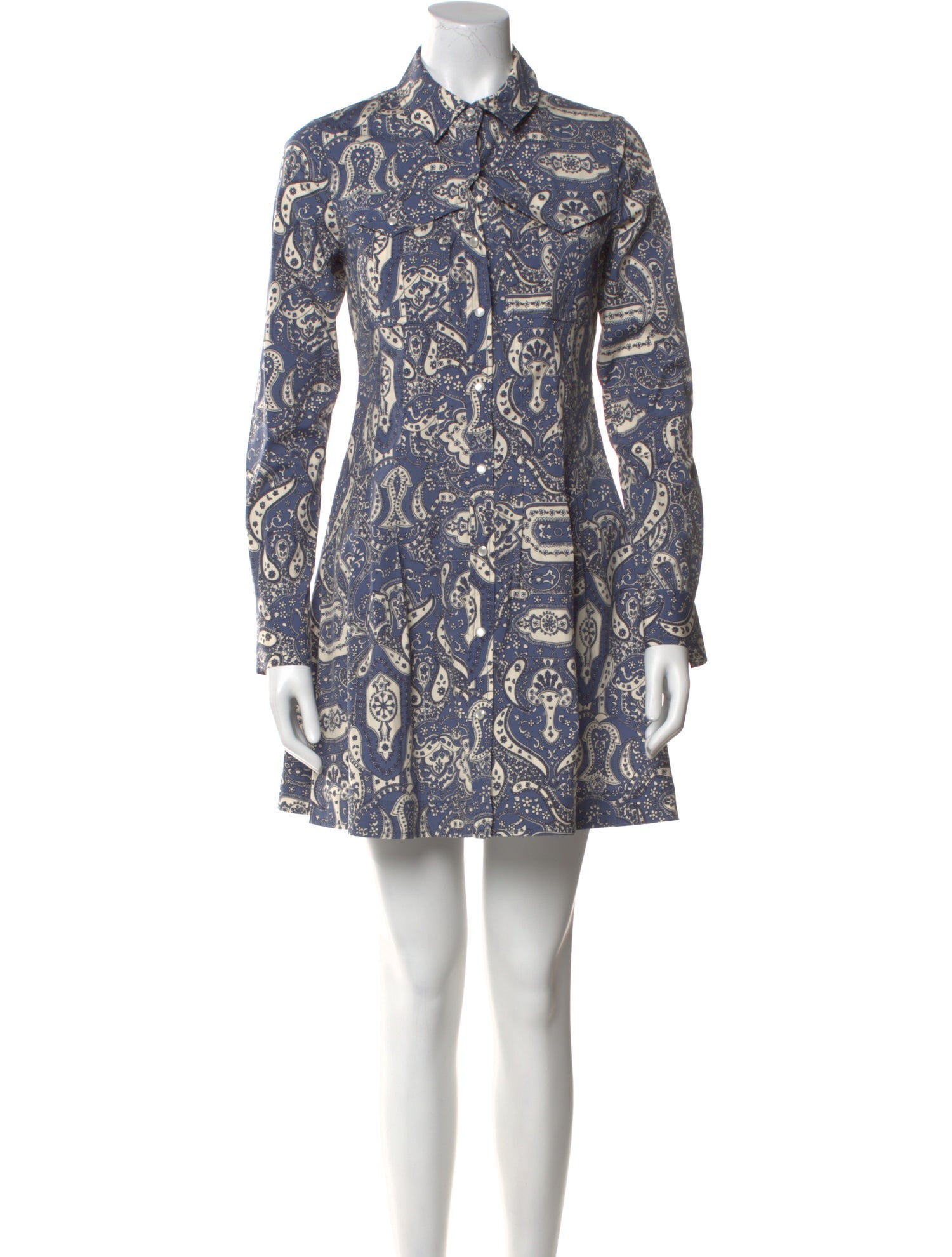 Veronica Beard Paisley Print Mini Dress
