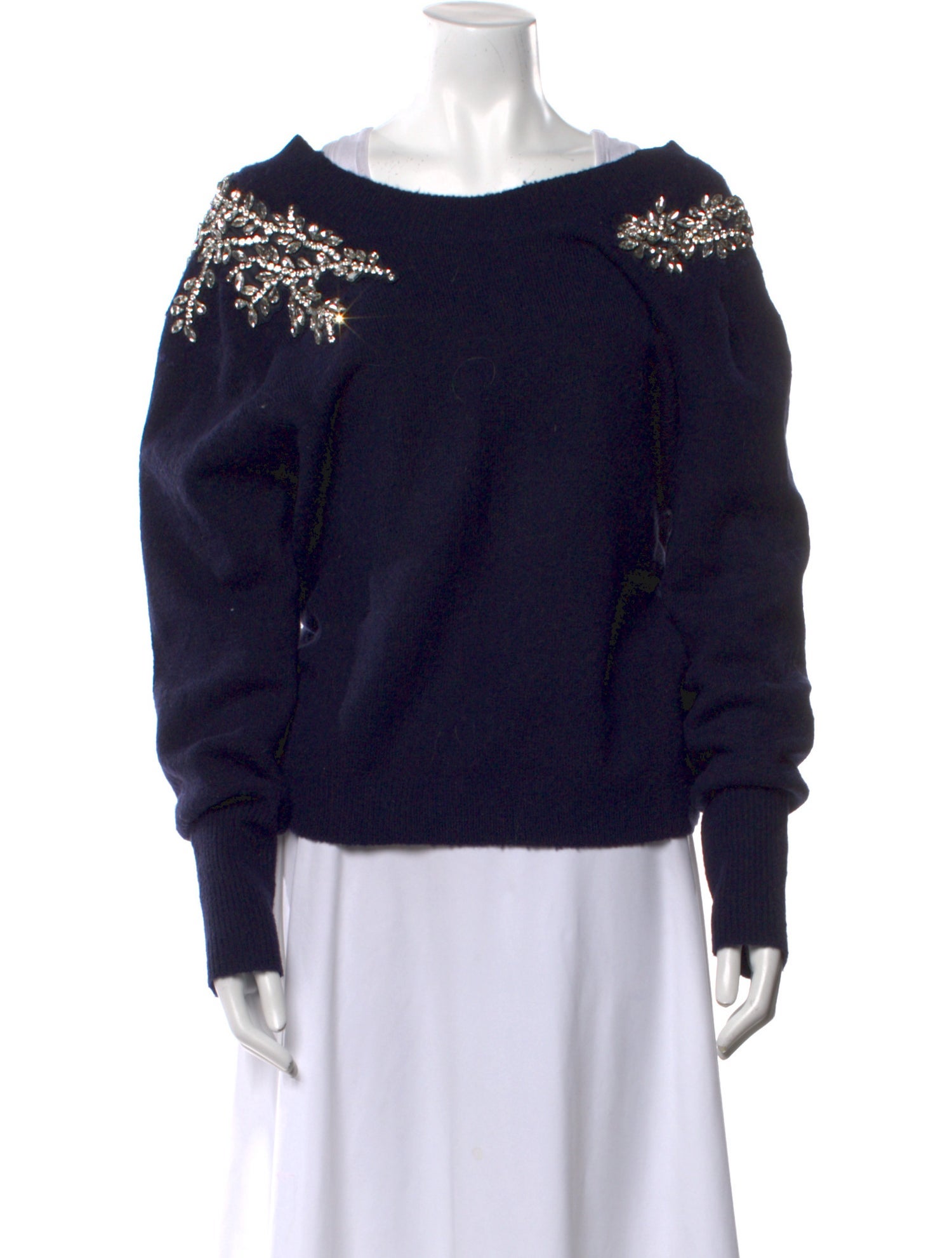 Veronica Beard Merino Wool Scoop Neck Sweater