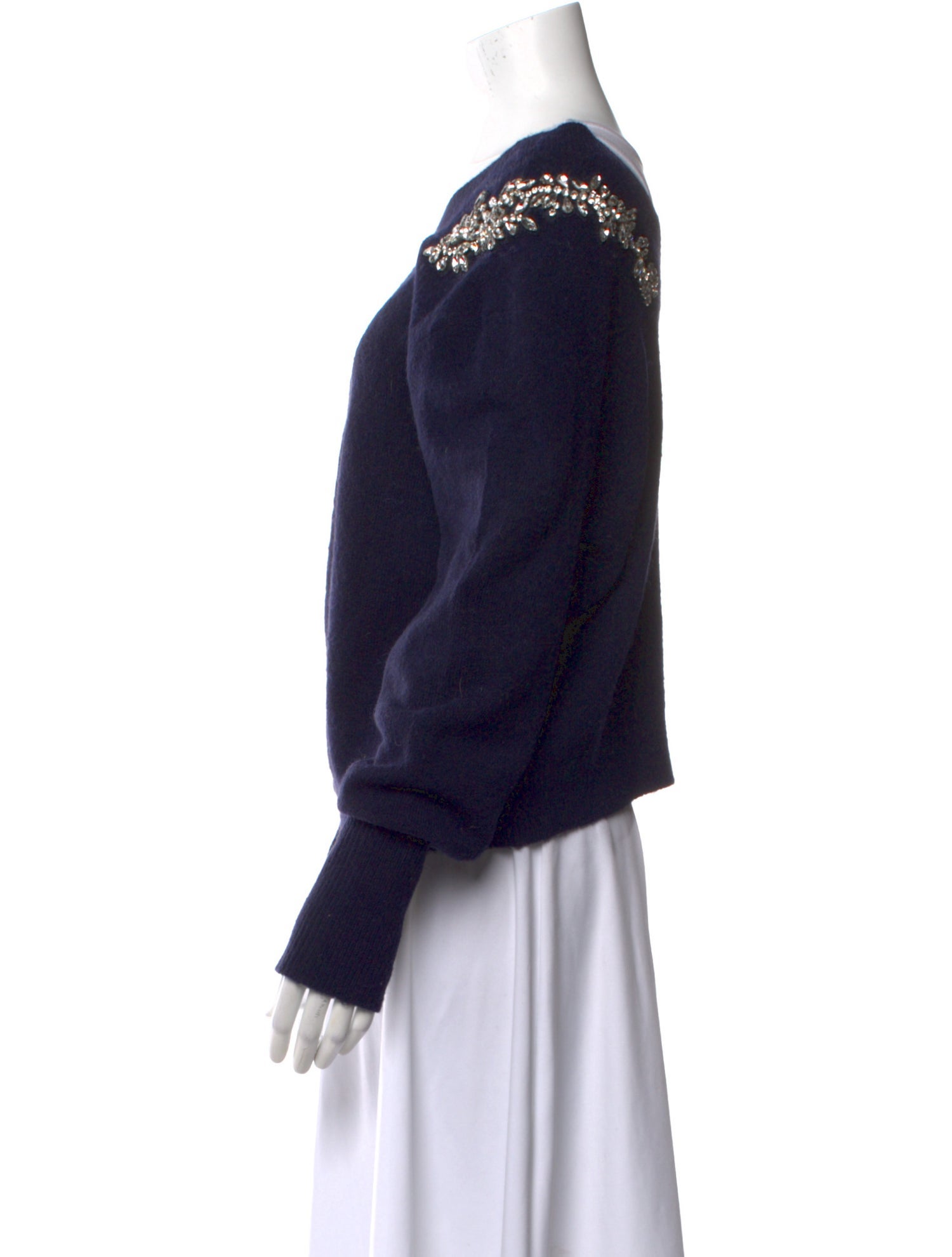 Veronica Beard Merino Wool Scoop Neck Sweater