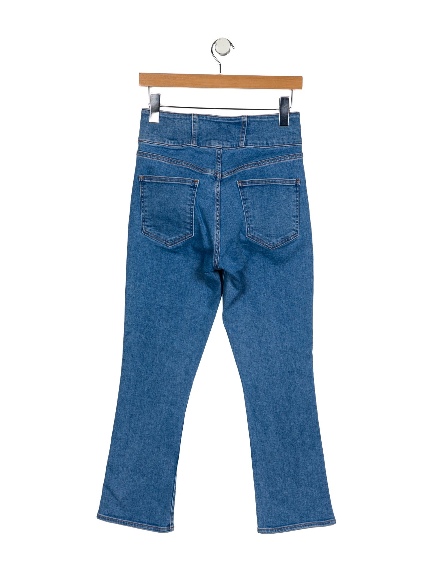 Veronica Beard High-Rise Straight Leg Jeans