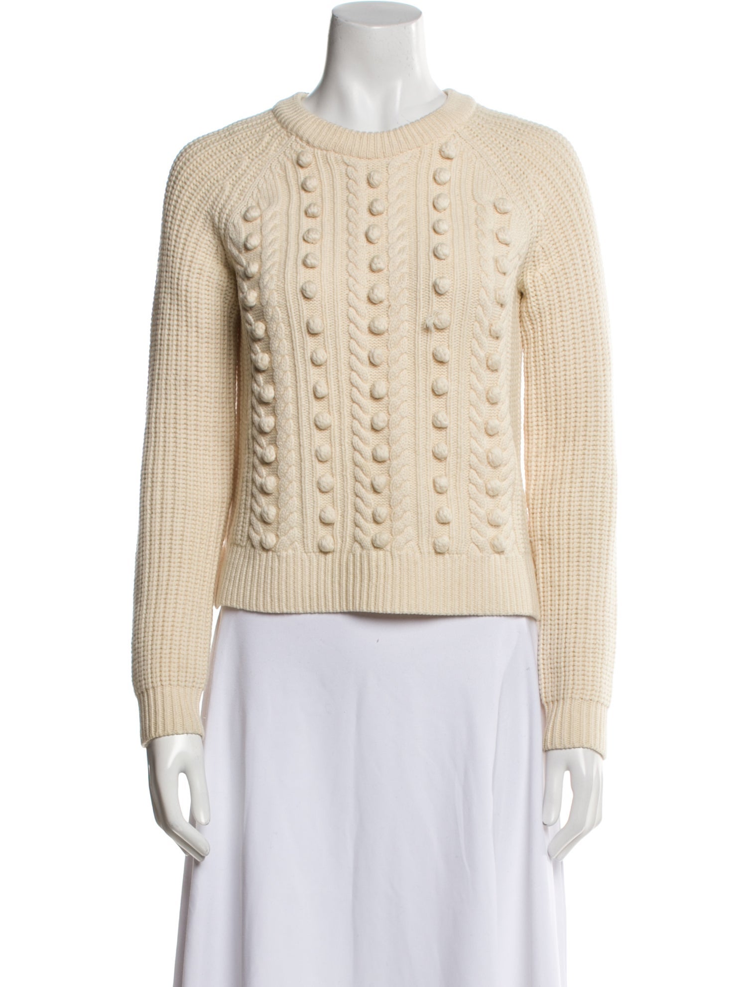 Veronica Beard Wool Crew Neck Sweater