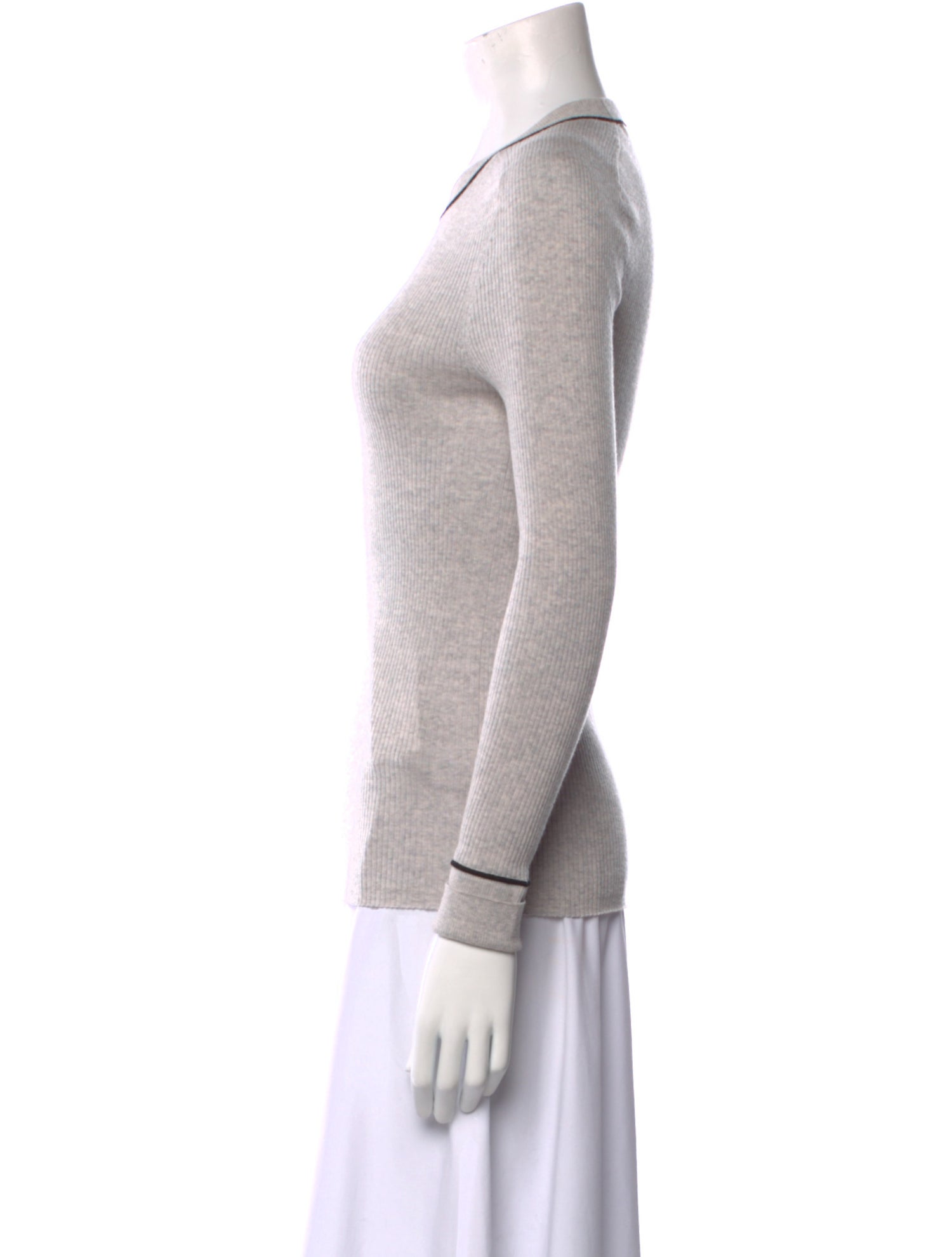 Veronica Beard Merino Wool Crew Neck Sweater