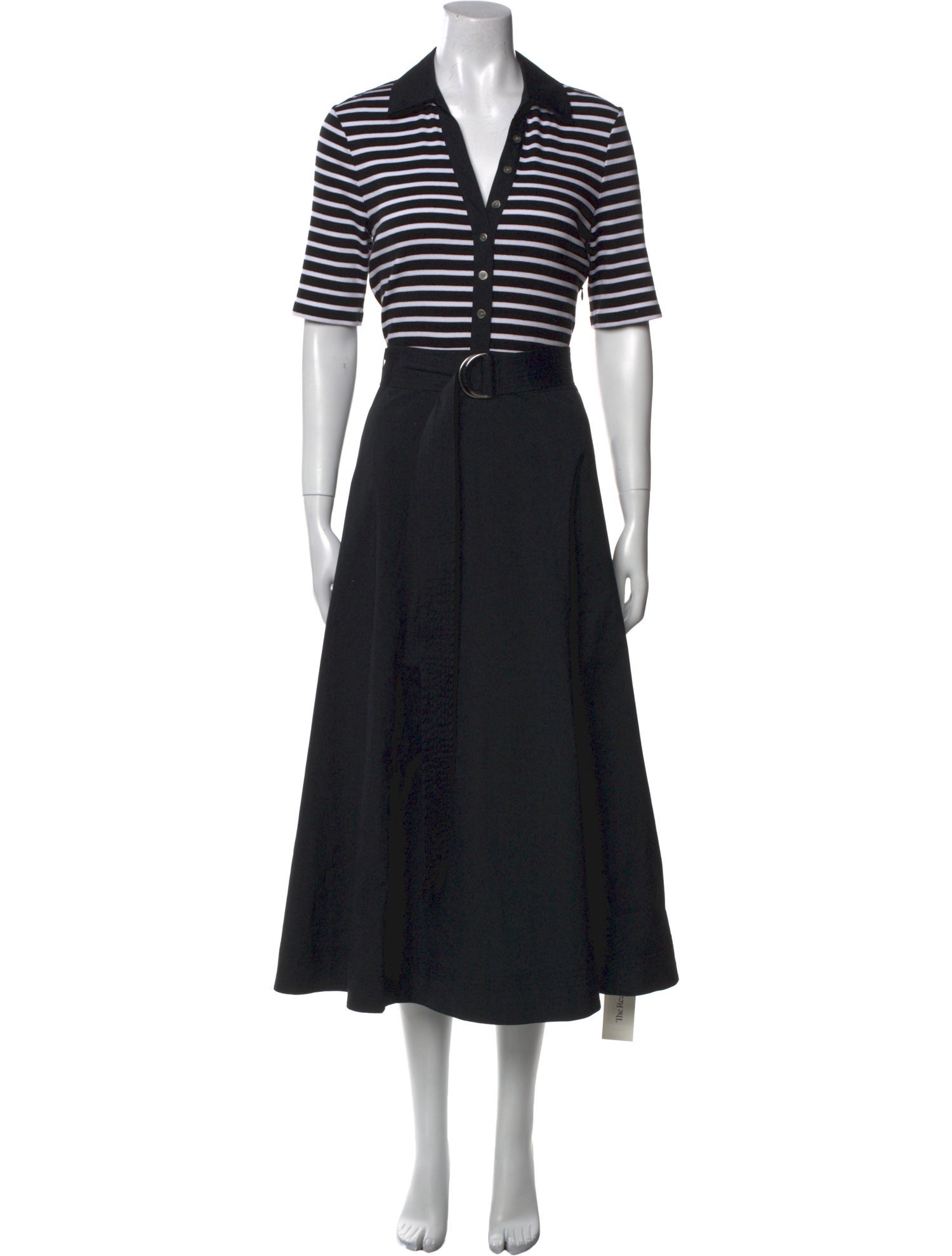 Veronica Beard Striped Long Dress