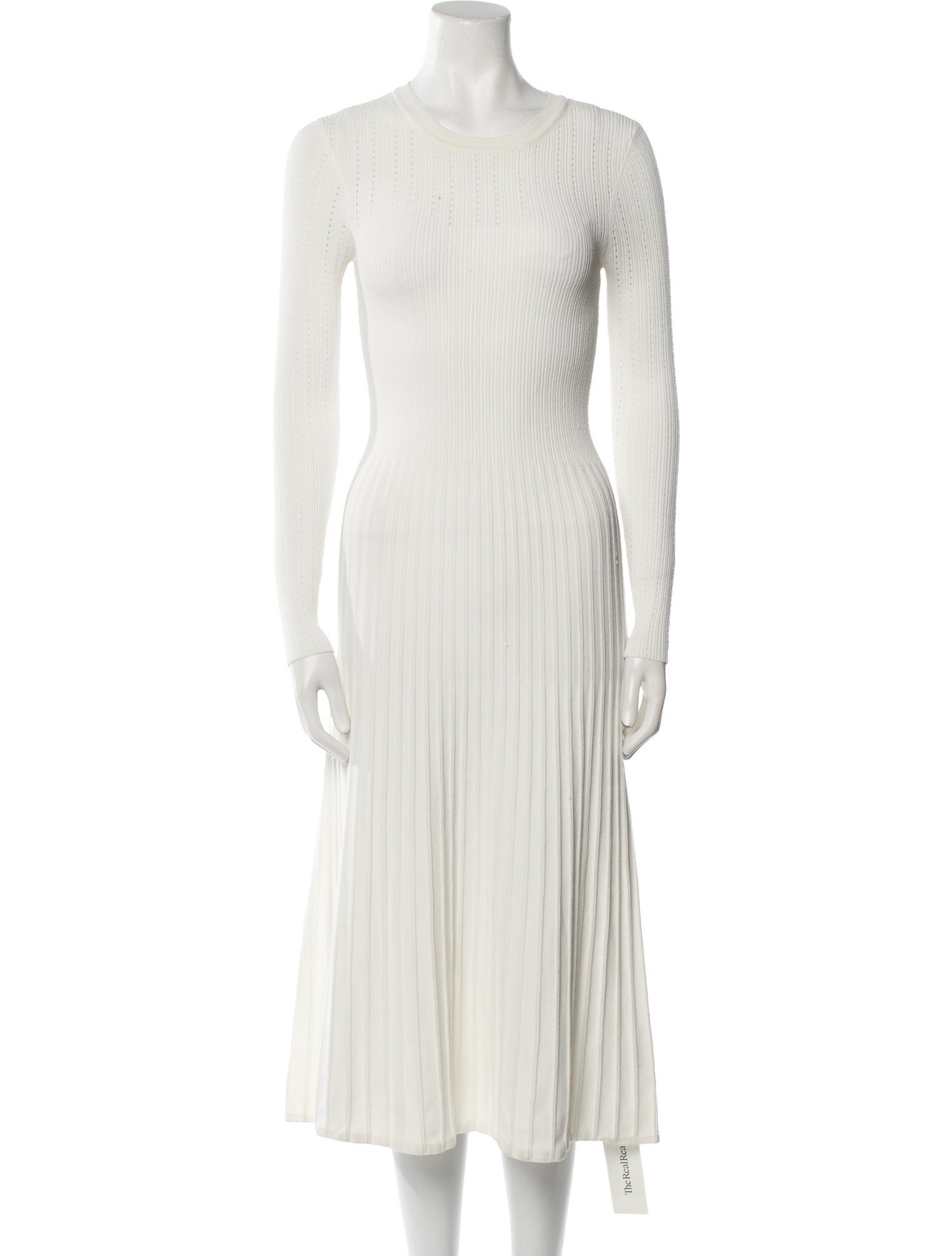 Veronica Beard Crew Neck Midi Length Dress