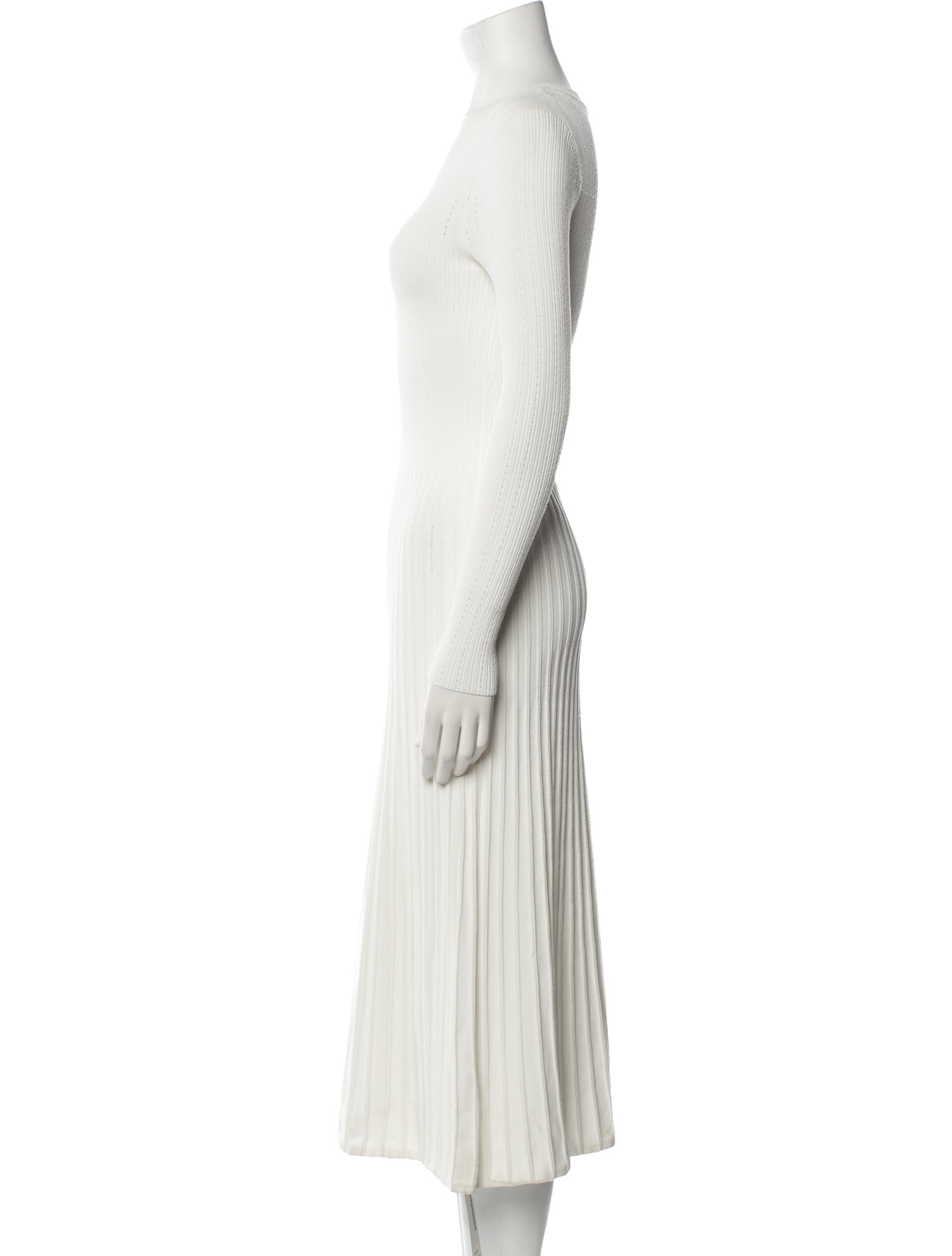 Veronica Beard Crew Neck Midi Length Dress