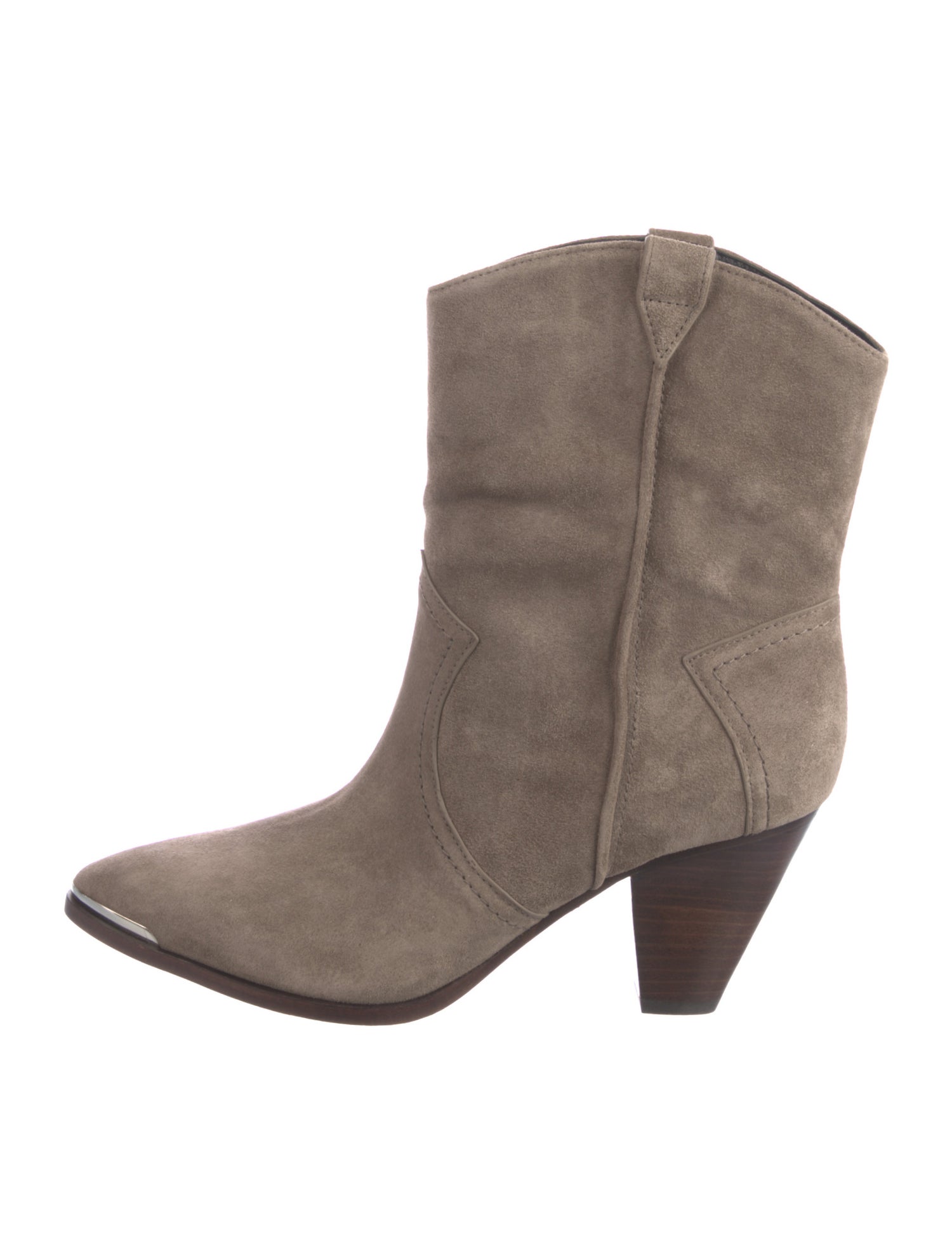Veronica Beard Suede Western Boots