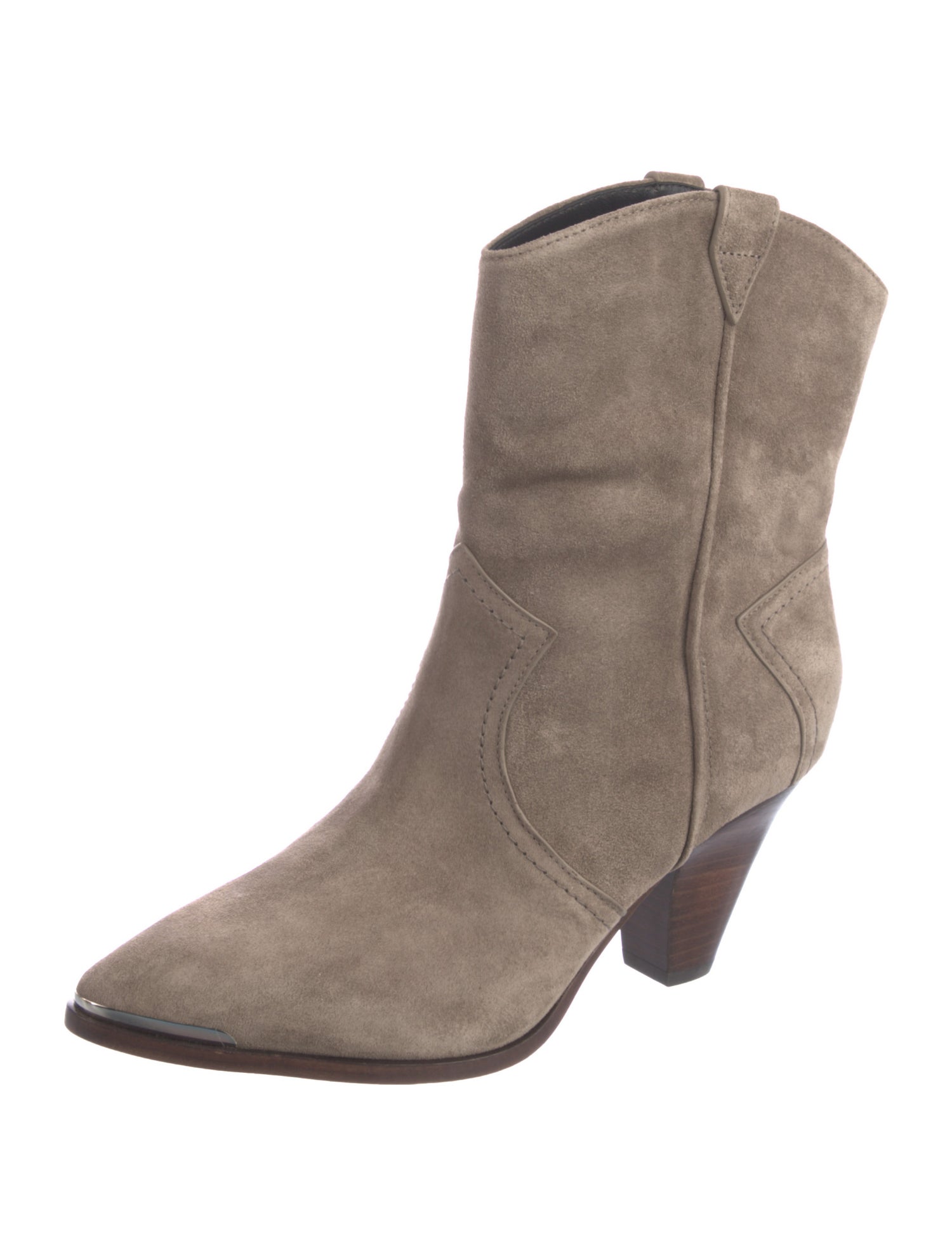 Veronica Beard Suede Western Boots