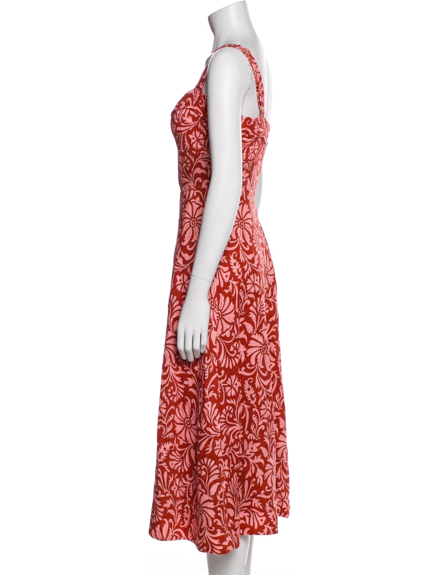 Veronica Beard Linen Midi Length Dress