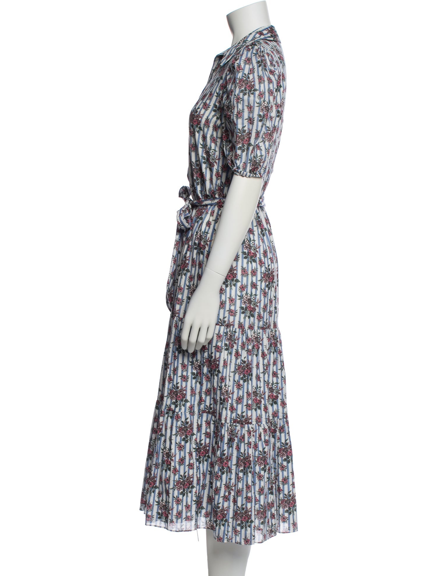 Veronica Beard Printed Midi Length Dress