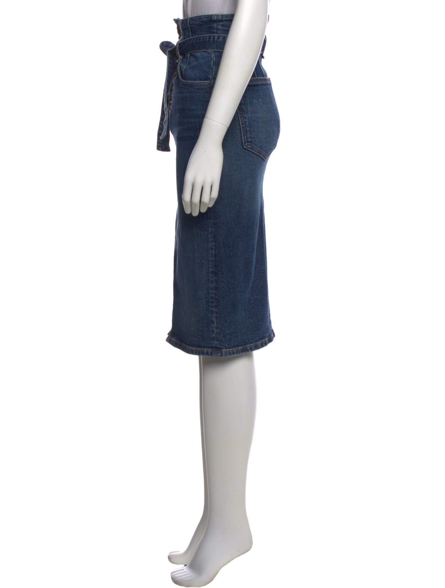 Veronica Beard Cutout Accent Knee-Length Skirt