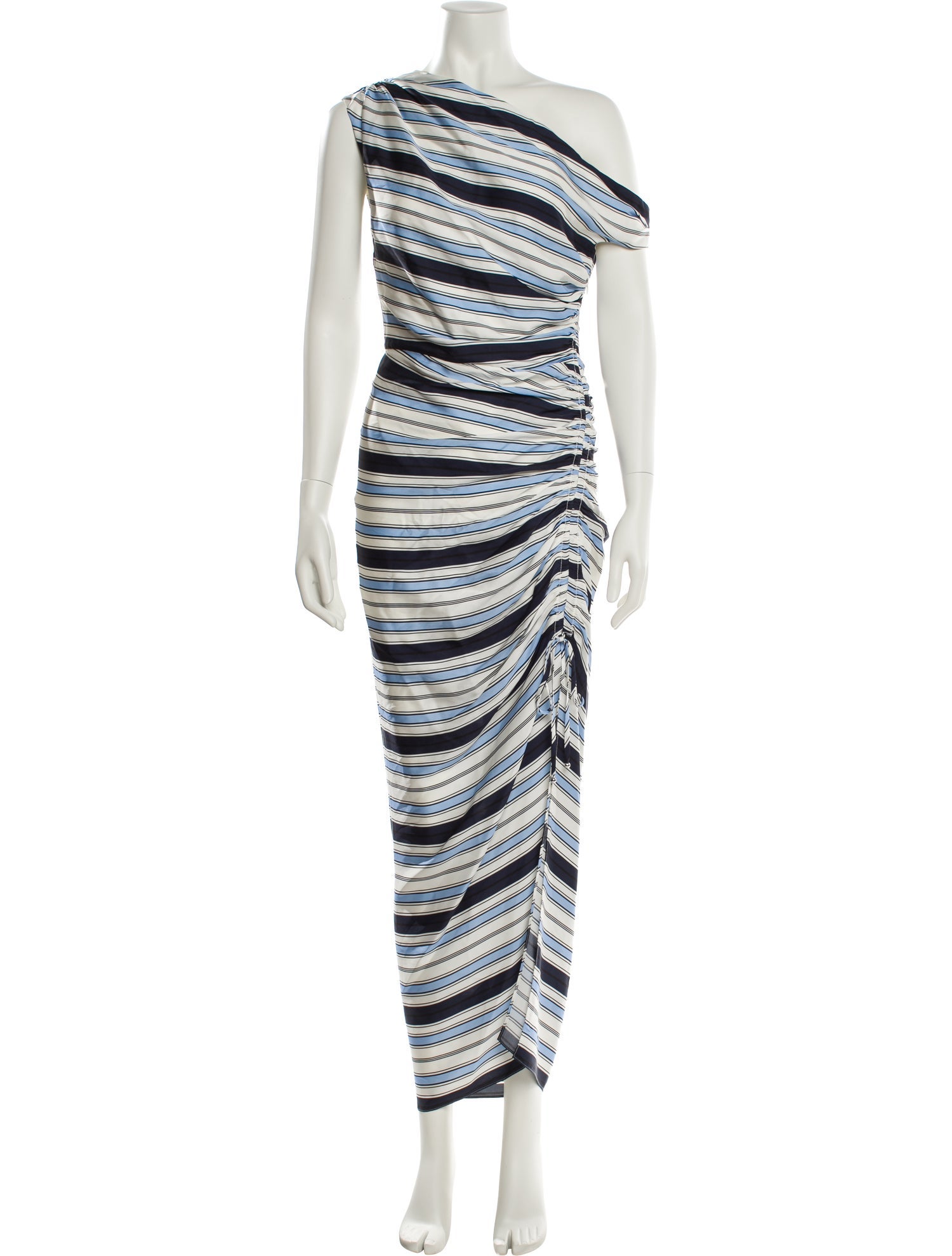 Veronica Beard Striped Midi Length Dress