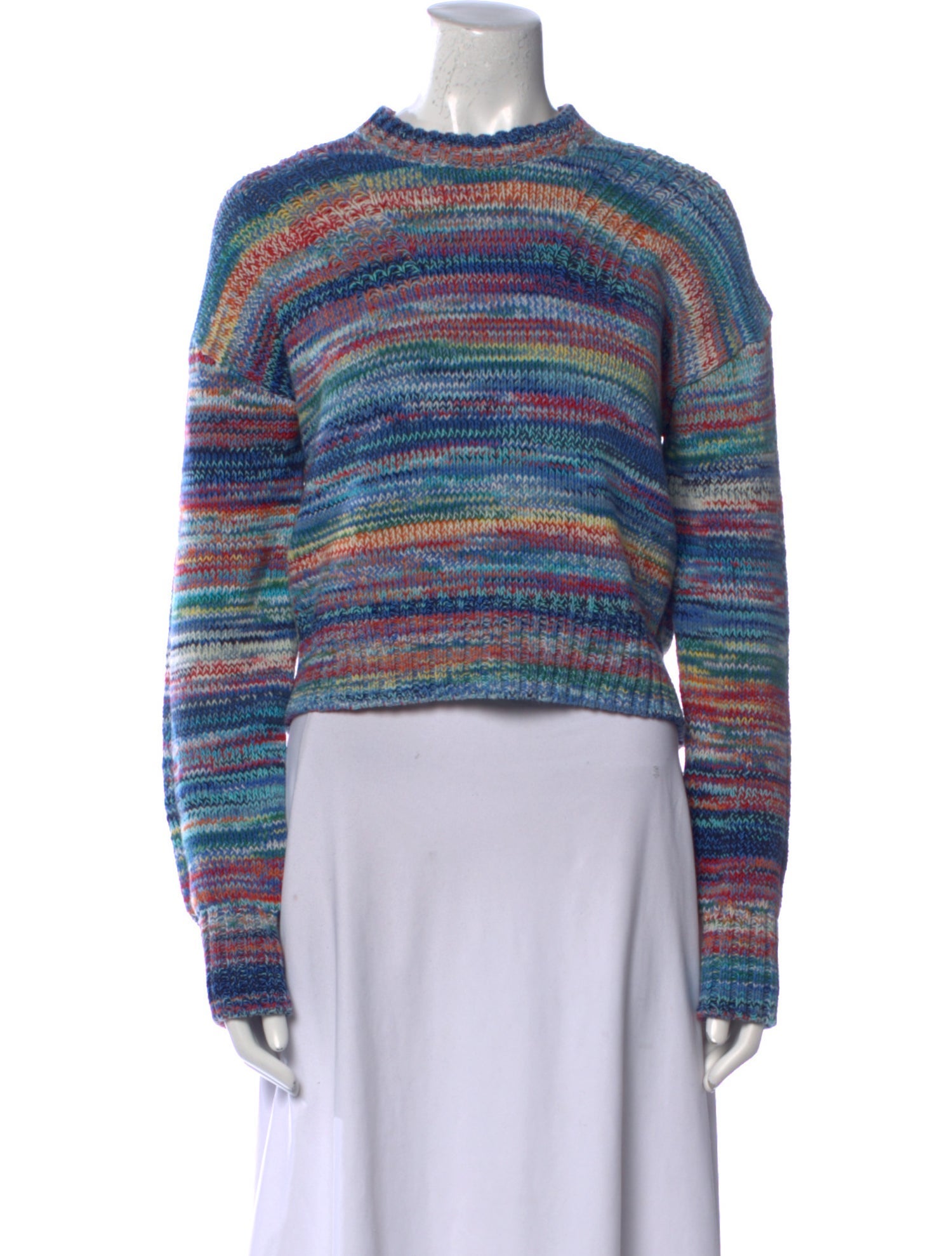 Veronica Beard Striped Crew Neck Sweater